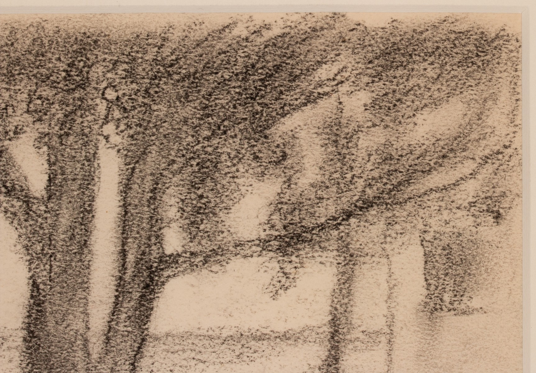 DAVID BURLIUK (1882-1967) CHARCOAL ON PAPER