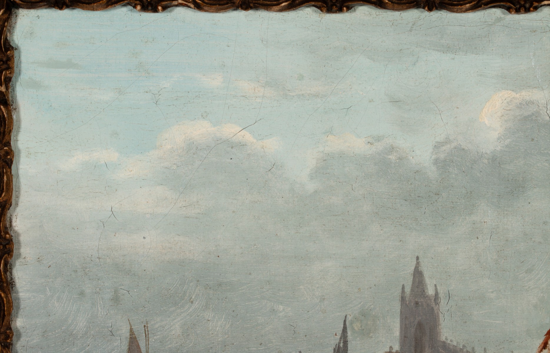 A EUROPEAN SCHOOL OIL ON CANVAS CIRCA 1880