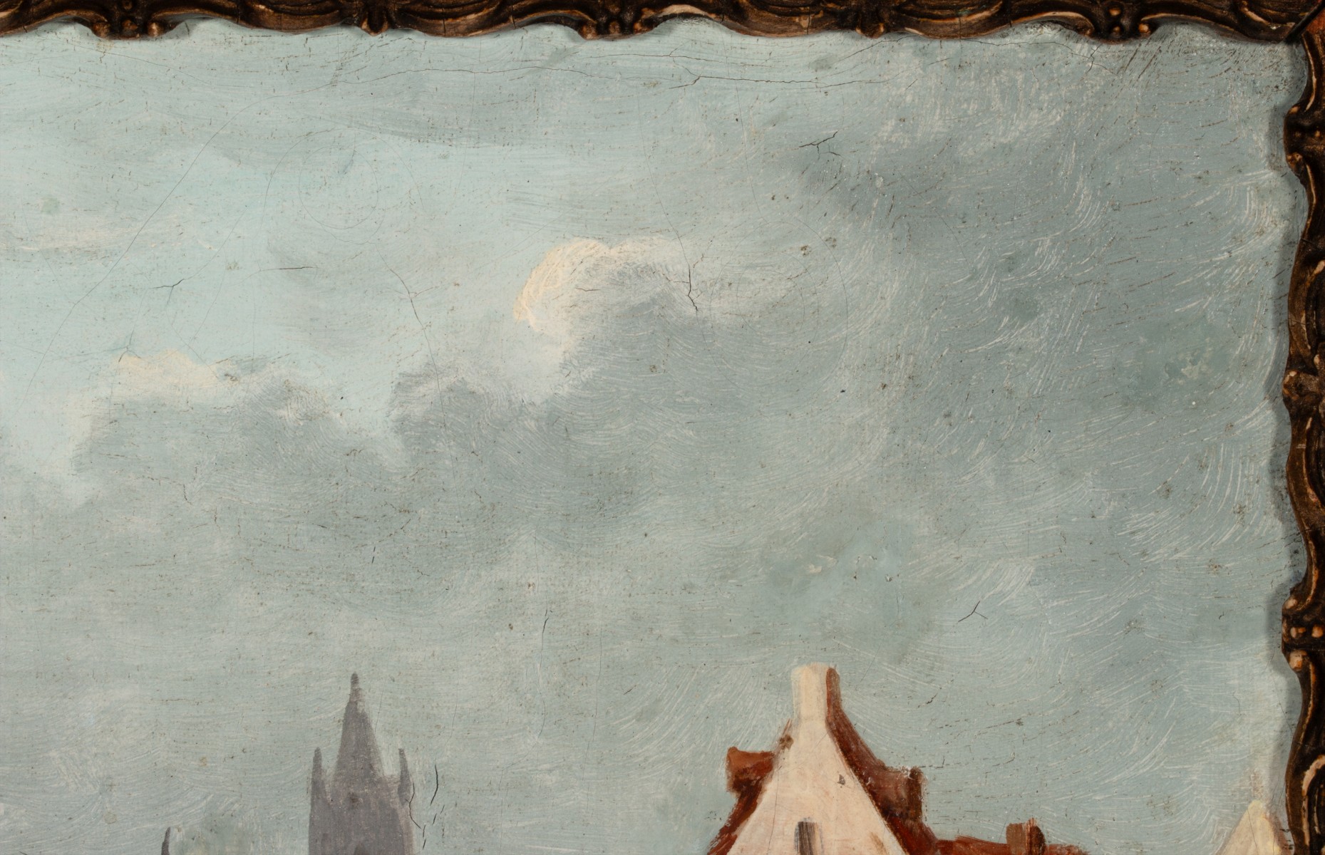 A EUROPEAN SCHOOL OIL ON CANVAS CIRCA 1880
