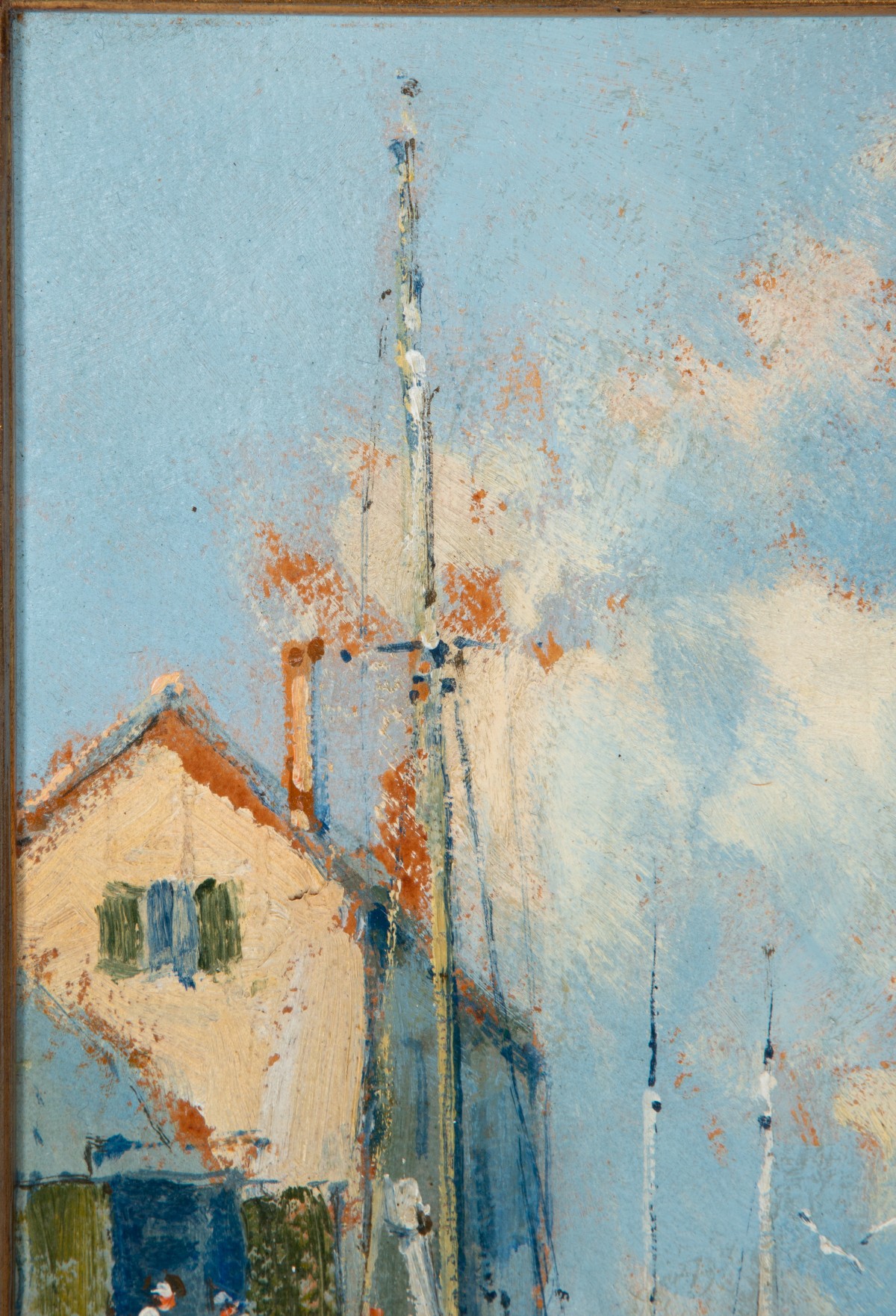 ARTHUR DIEHL (1870-1929) INSCRIBED PROVINCETOWN SCENE
