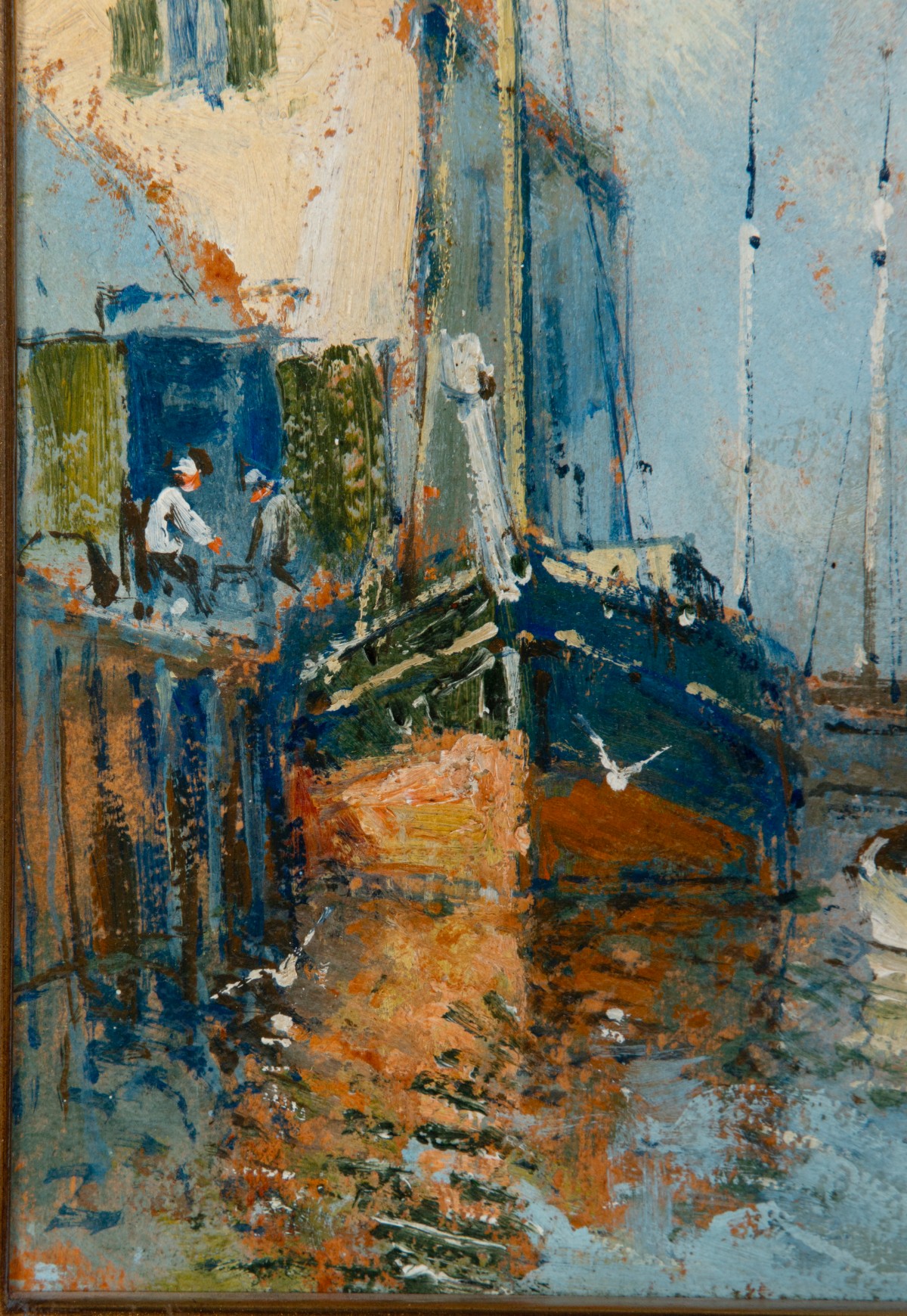 ARTHUR DIEHL (1870-1929) INSCRIBED PROVINCETOWN SCENE