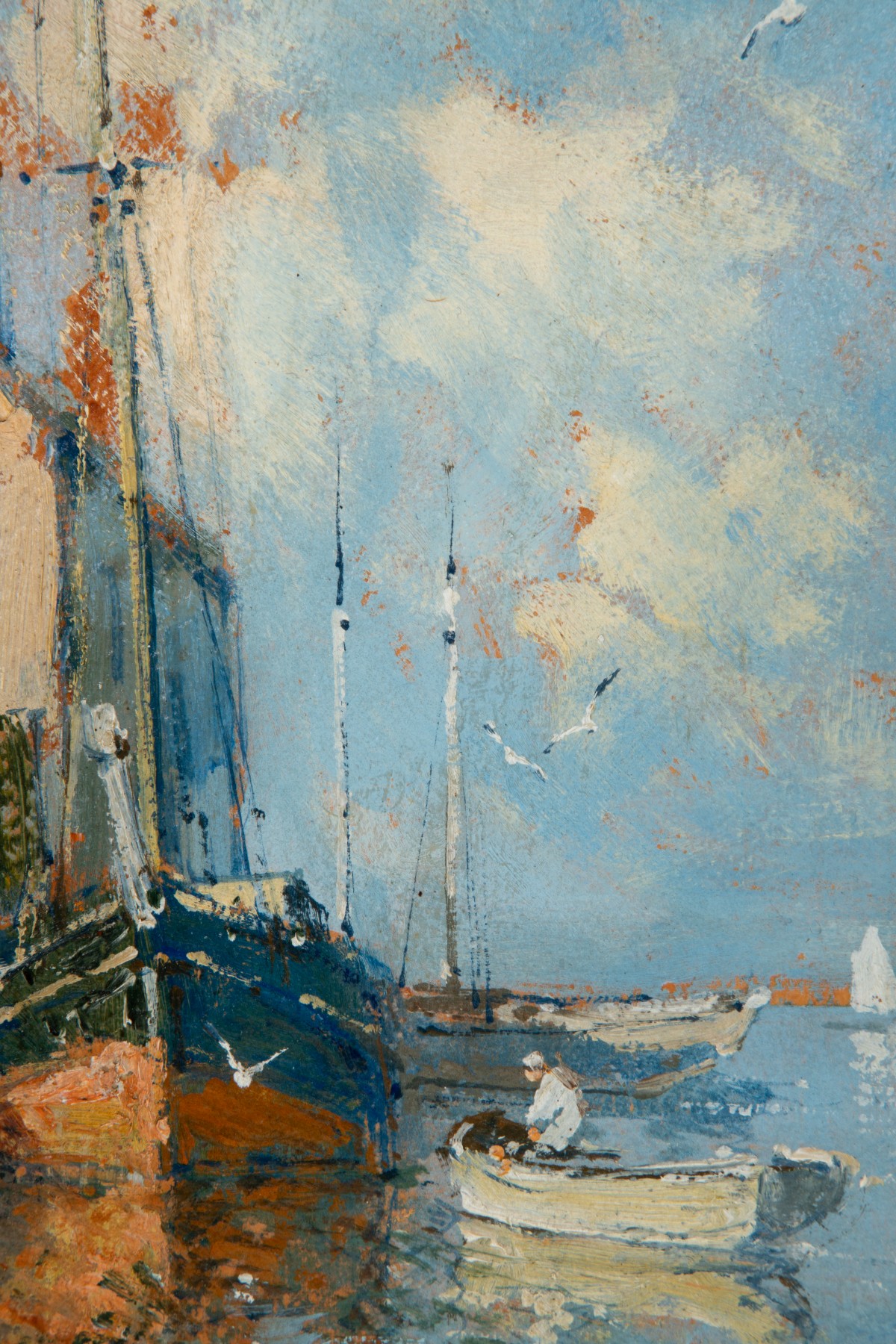 ARTHUR DIEHL (1870-1929) INSCRIBED PROVINCETOWN SCENE