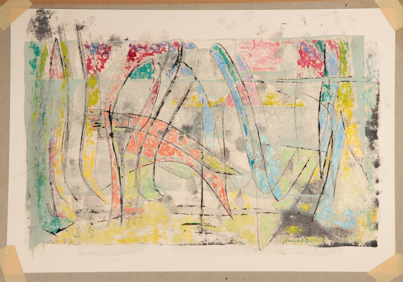 JOSEPH MEERT (1905-1990) PENCIL SIGNED SILKSCREEN