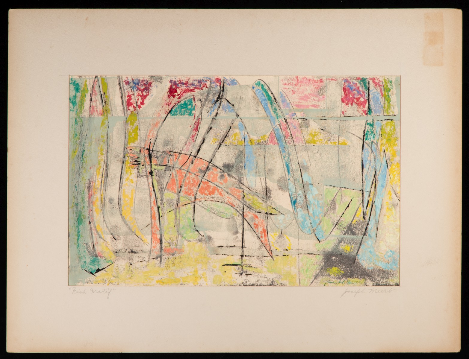 JOSEPH MEERT (1905-1990) PENCIL SIGNED SILKSCREEN