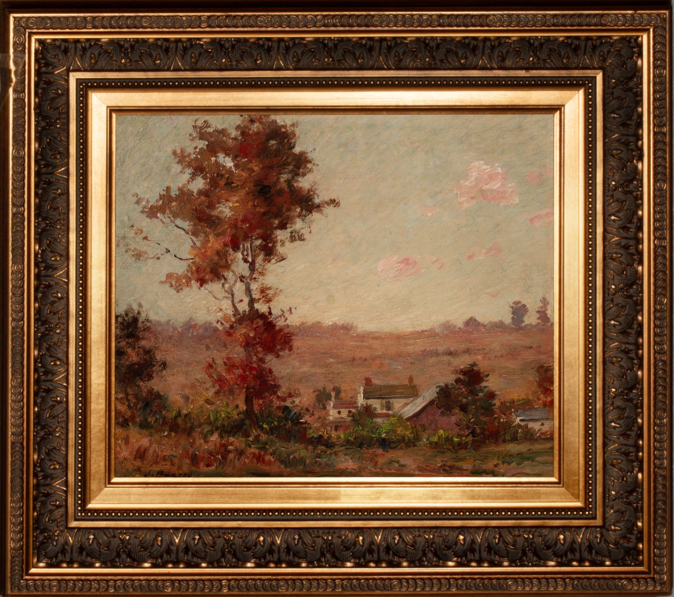 JOSEPH BOSTON (1860-1954) OIL ON CANVAS