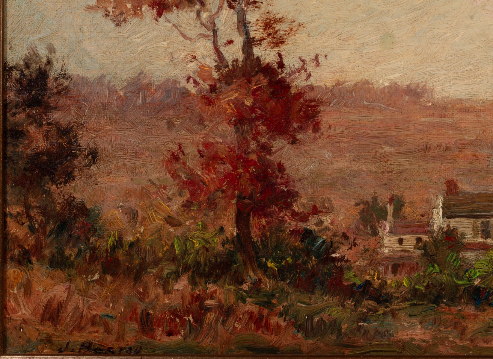 JOSEPH BOSTON (1860-1954) OIL ON CANVAS