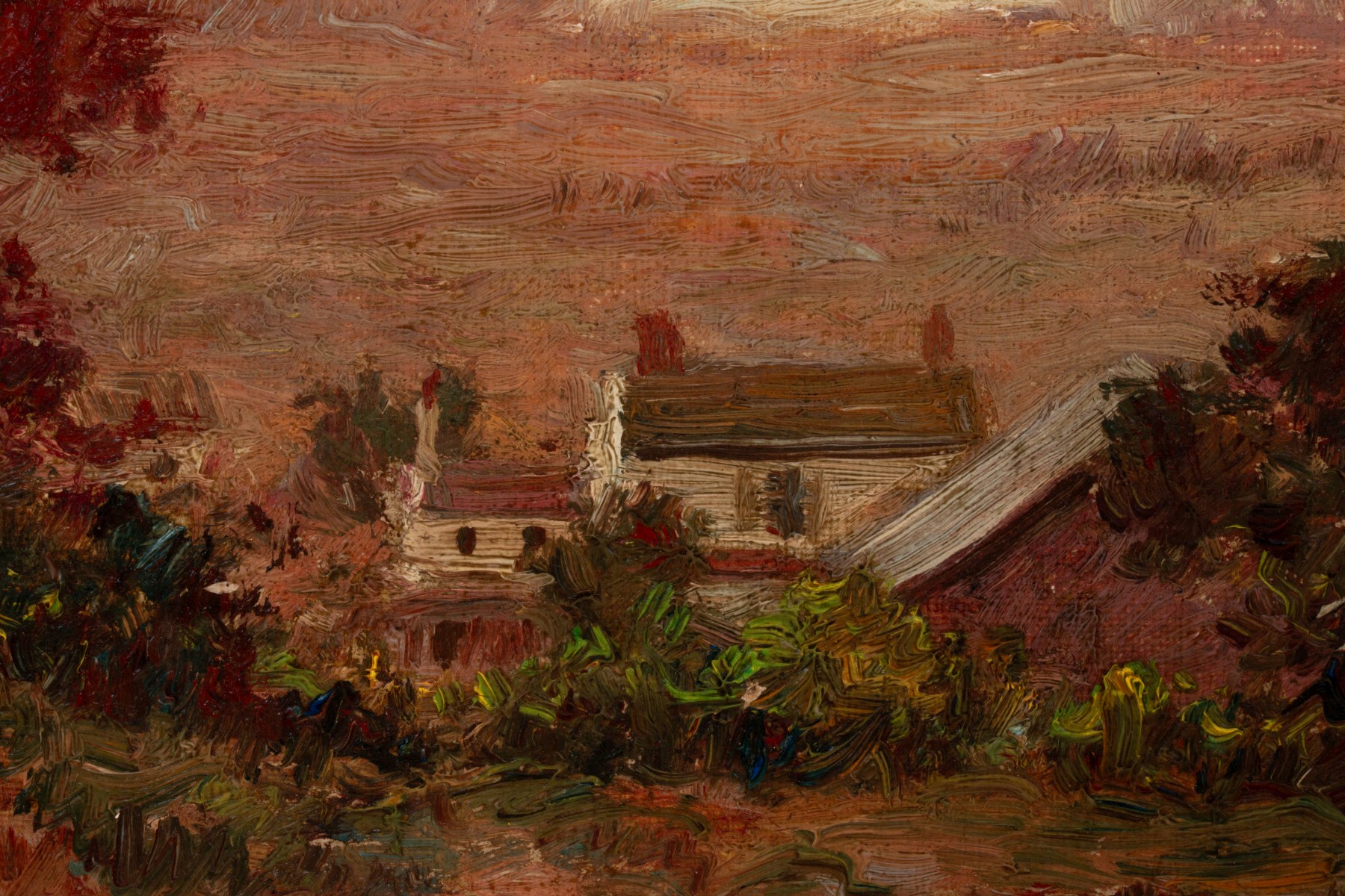 JOSEPH BOSTON (1860-1954) OIL ON CANVAS
