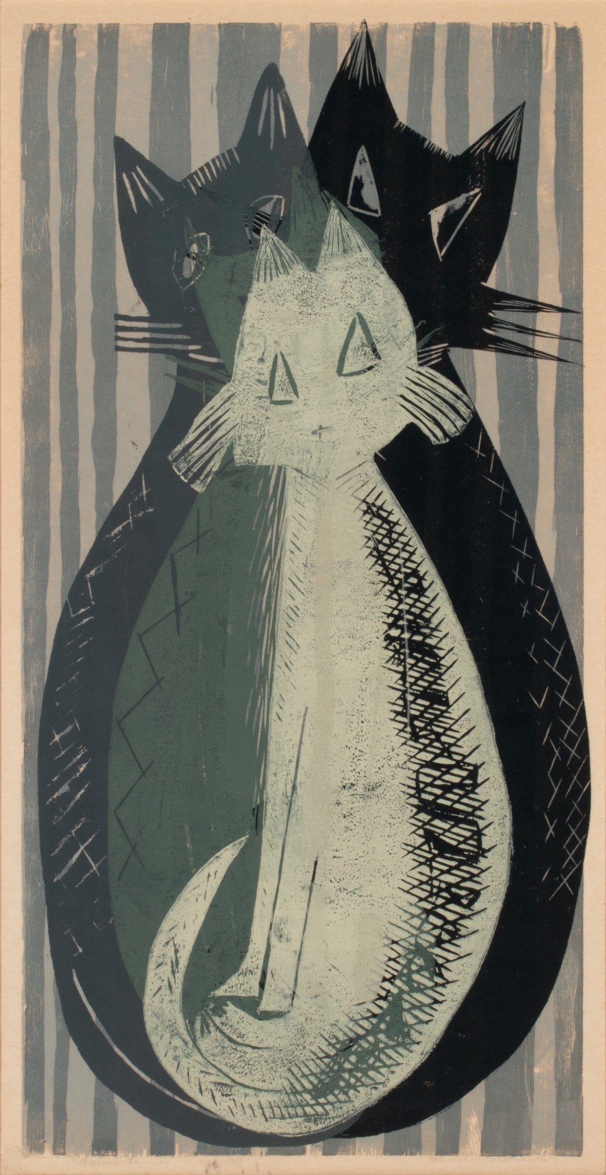 BLANCHE CARSTENSON (1907-2002) SERIGRAPH