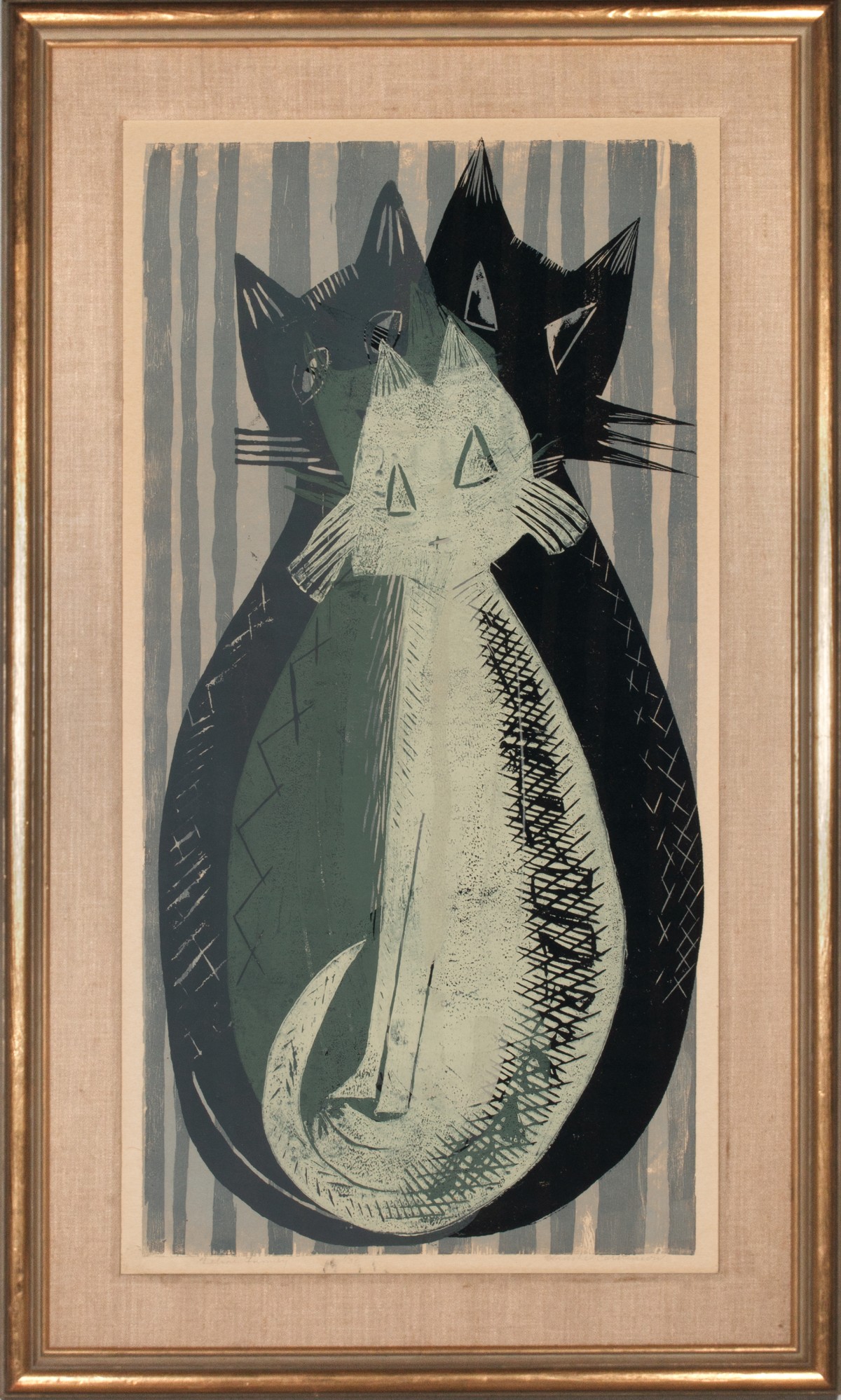 BLANCHE CARSTENSON (1907-2002) SERIGRAPH