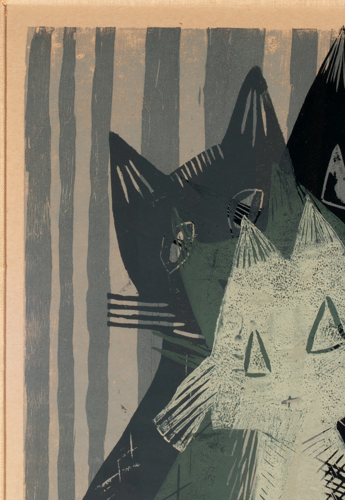 BLANCHE CARSTENSON (1907-2002) SERIGRAPH