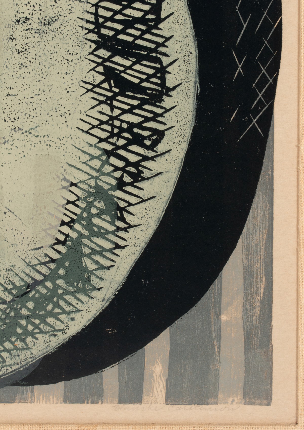 BLANCHE CARSTENSON (1907-2002) SERIGRAPH