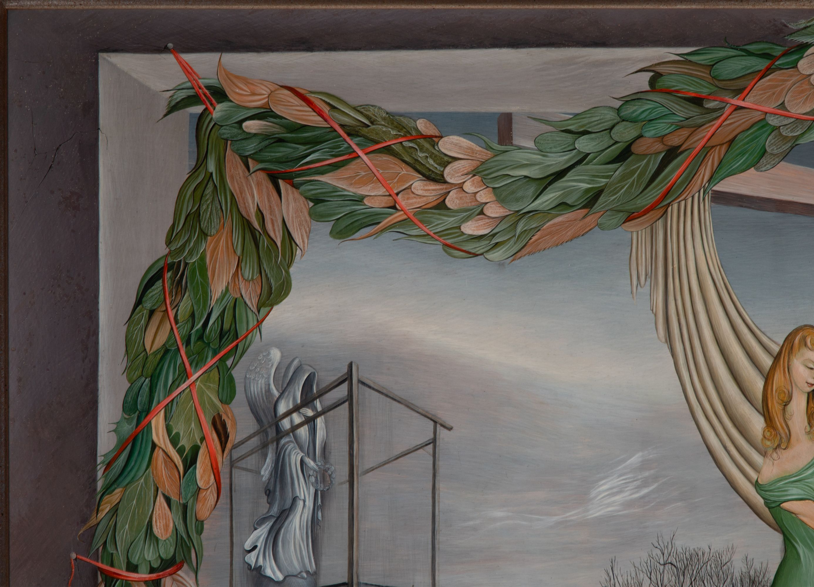 HAZEL JANICKI TEYRAL (1918-1976) MAGIC REALISM TEMPERA