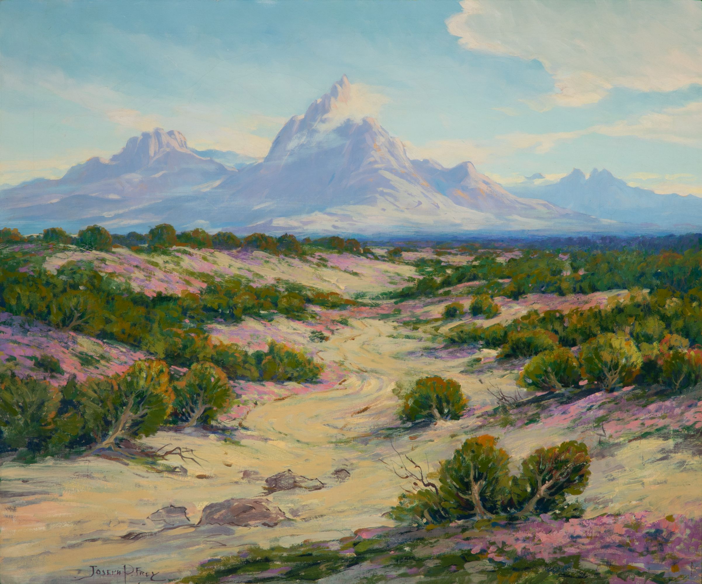 JOSEPH FREY (1892-1977) CALIFORNIA OIL ON CANVAS