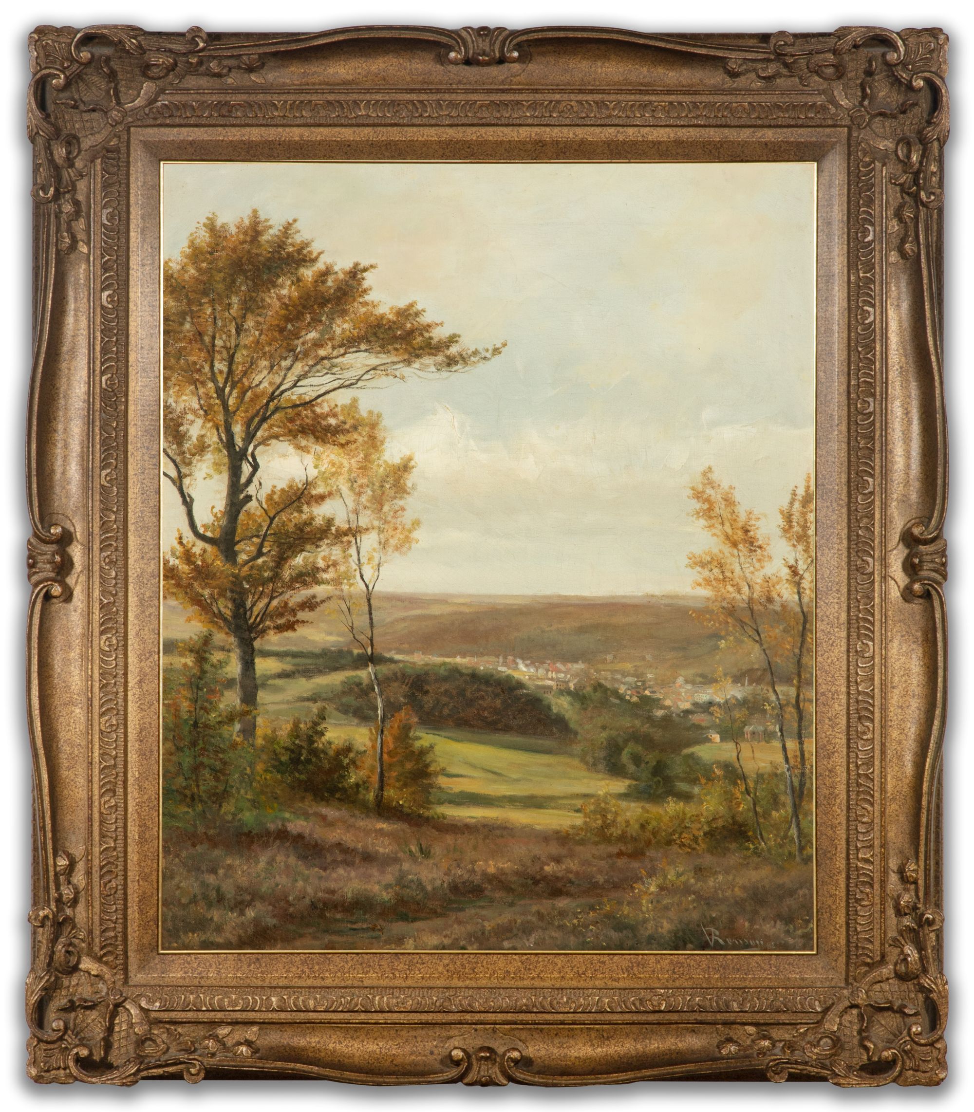 VICTOR RENSON (19TH/20TH CENTURY) OIL ON CANVAS