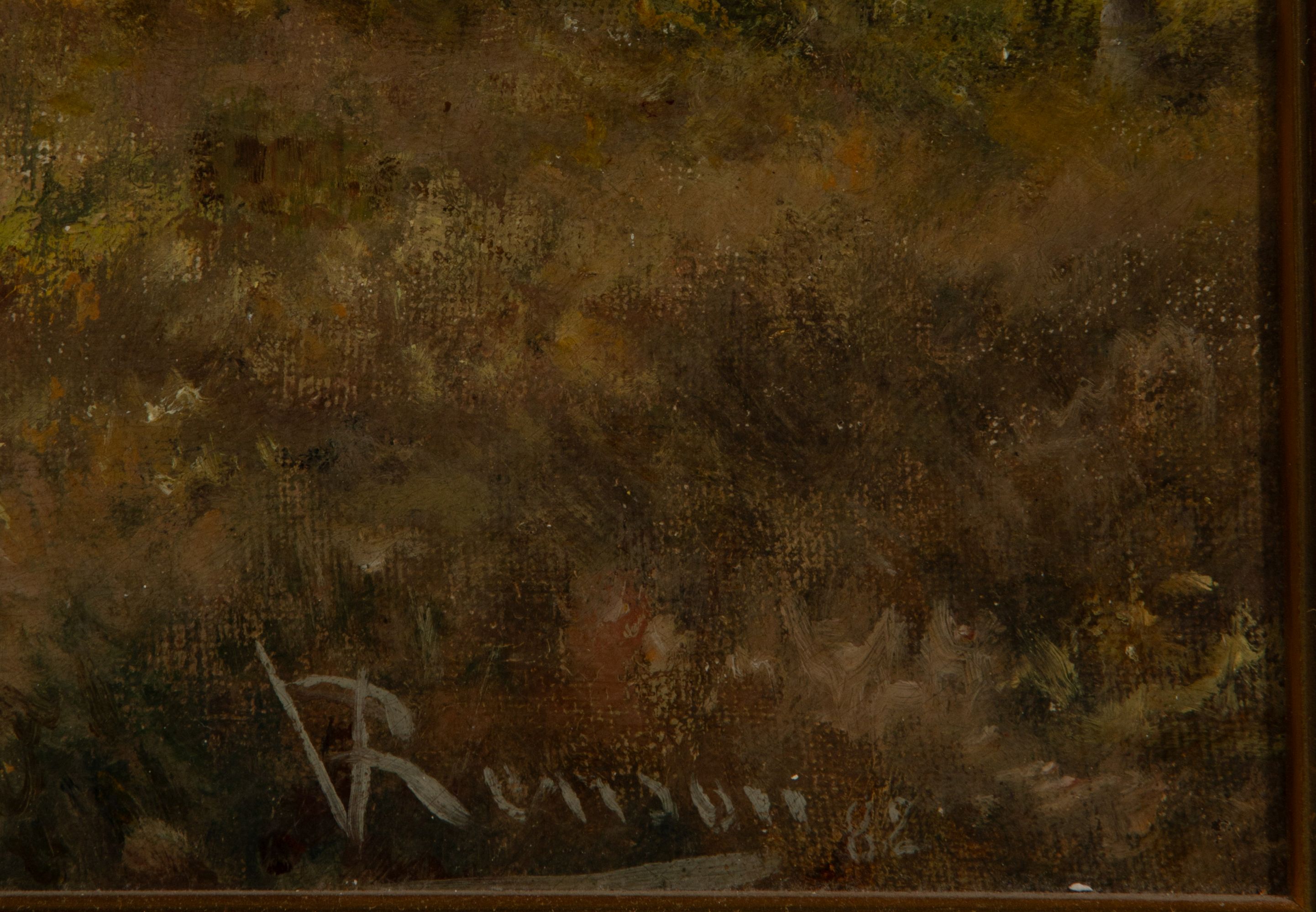 VICTOR RENSON (19TH/20TH CENTURY) OIL ON CANVAS