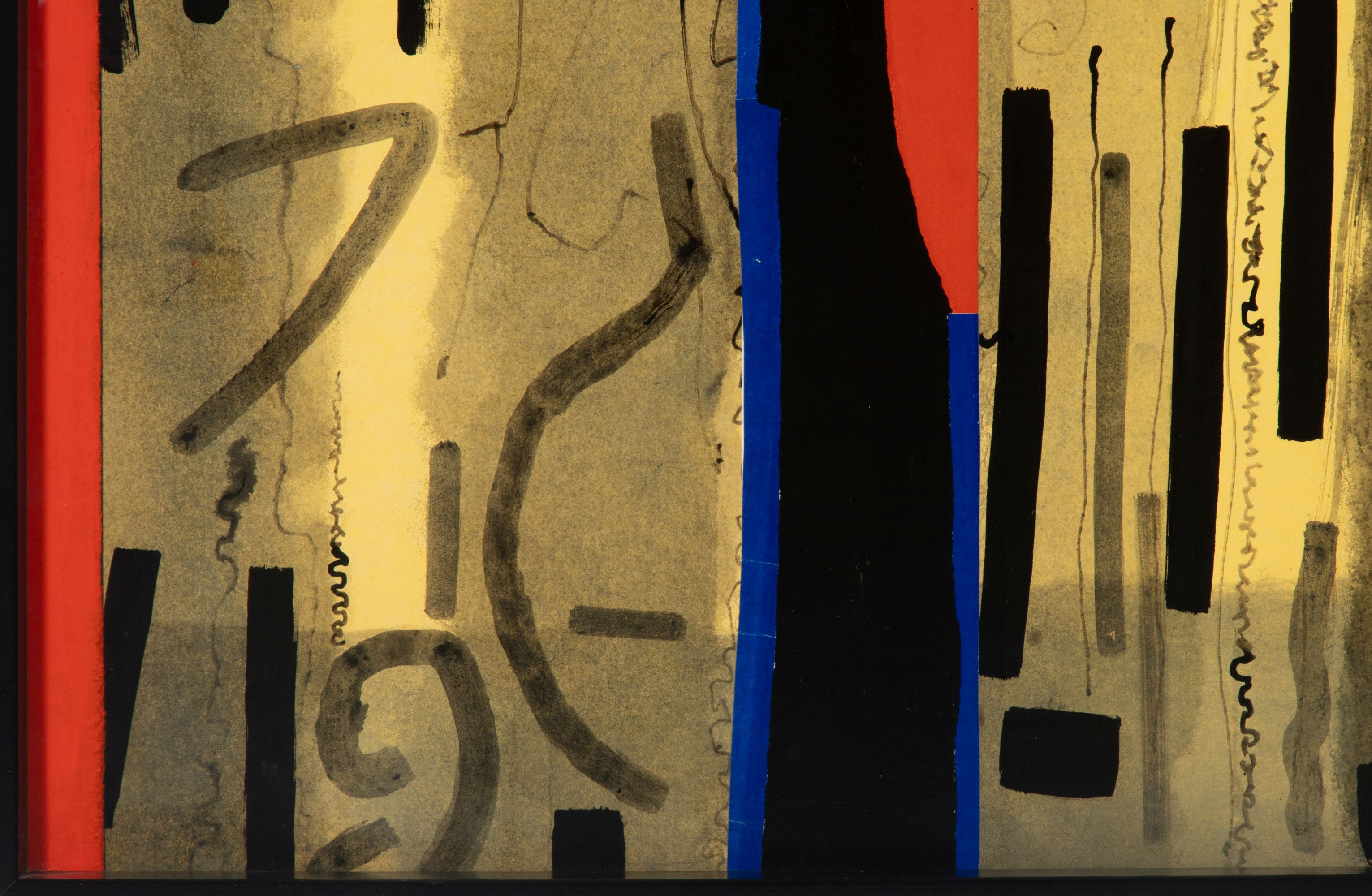LOUIS CATUSCO (1927-1995) TAOS MODERN MIXED MEDIA, 1955