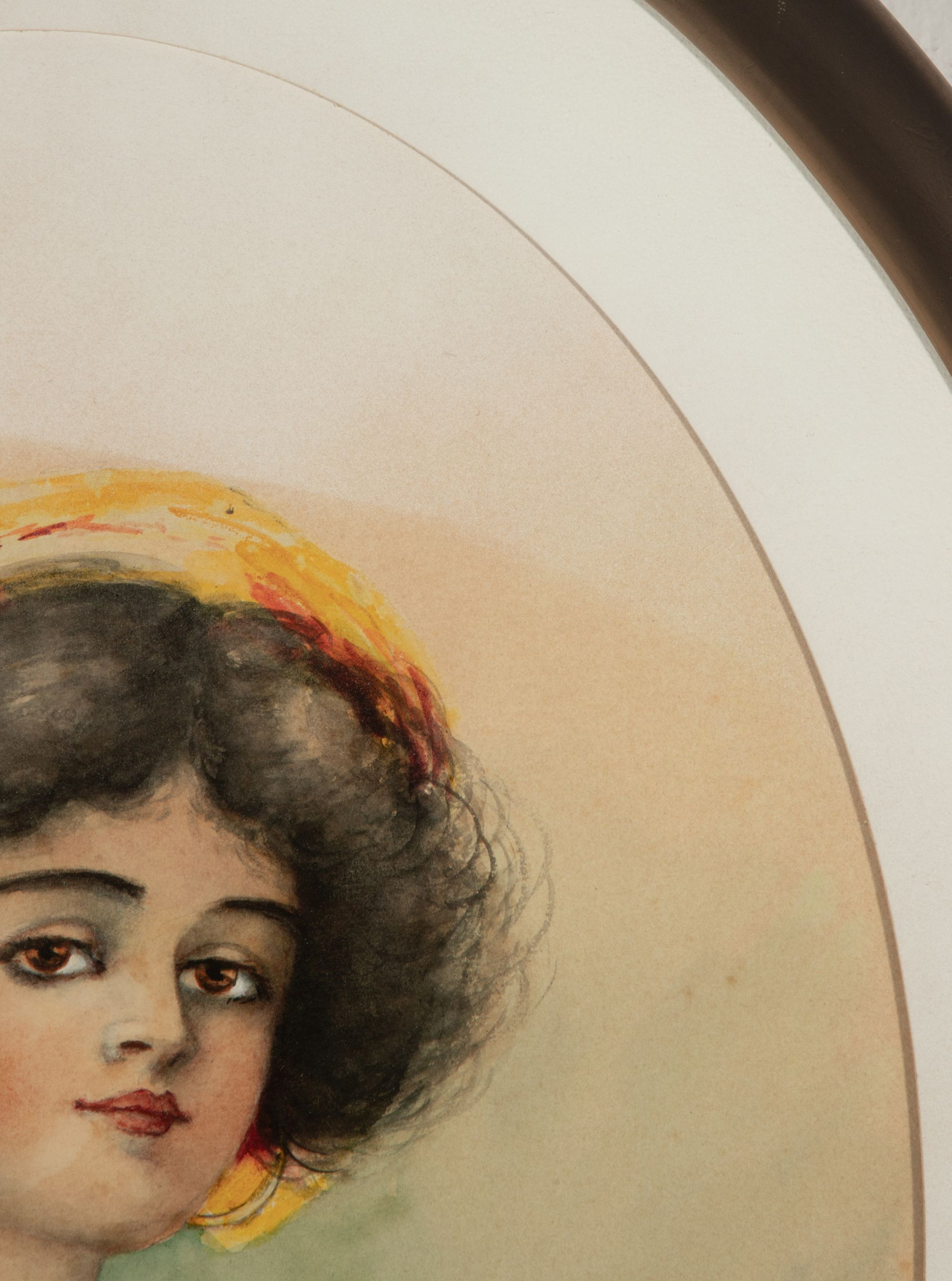 WATERCOLOR SIGNED BUTLER CIRCA 1910