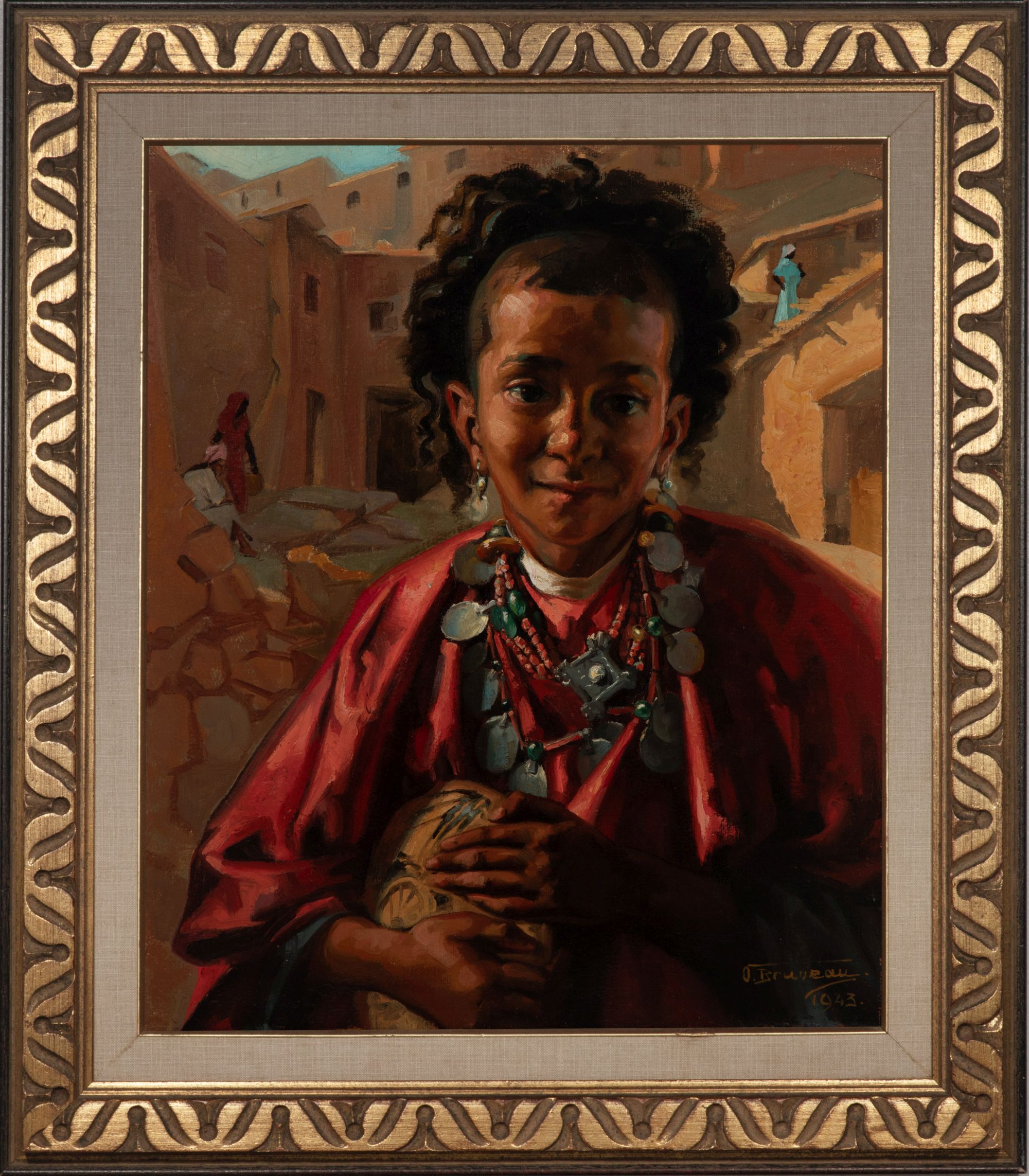 ODETTE BRUNEAU (1891-1984) OIL ON CANVAS