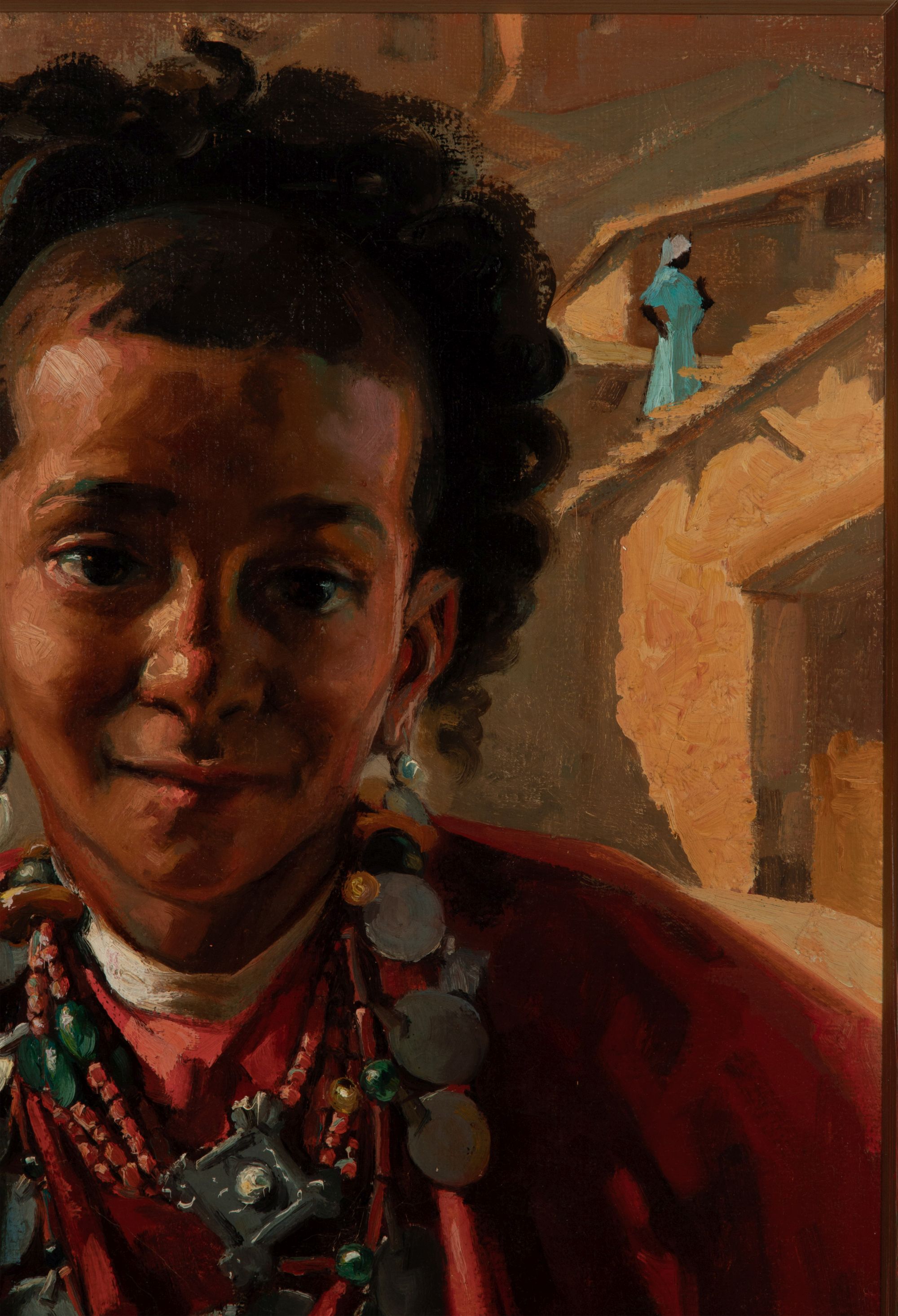 ODETTE BRUNEAU (1891-1984) OIL ON CANVAS
