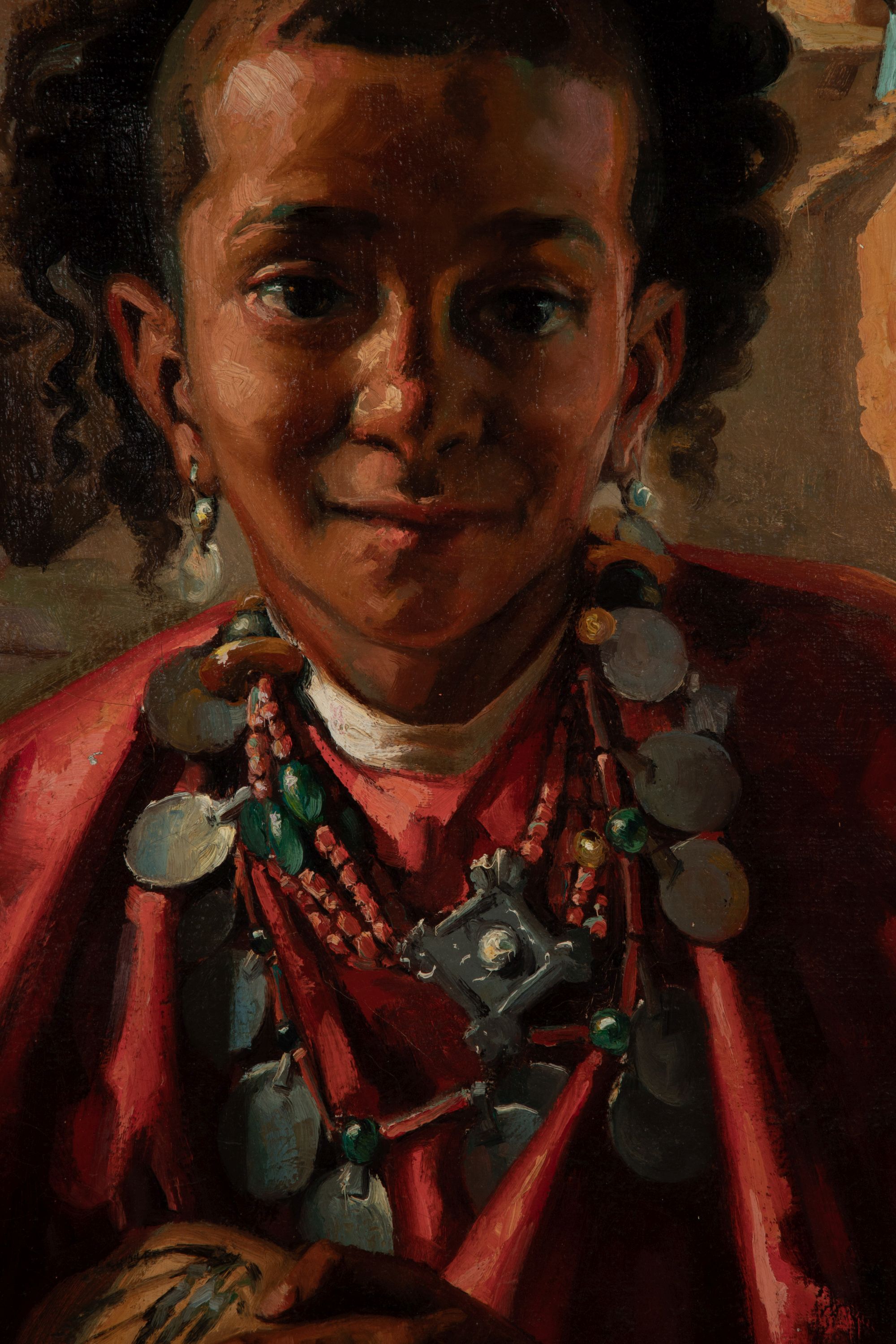 ODETTE BRUNEAU (1891-1984) OIL ON CANVAS
