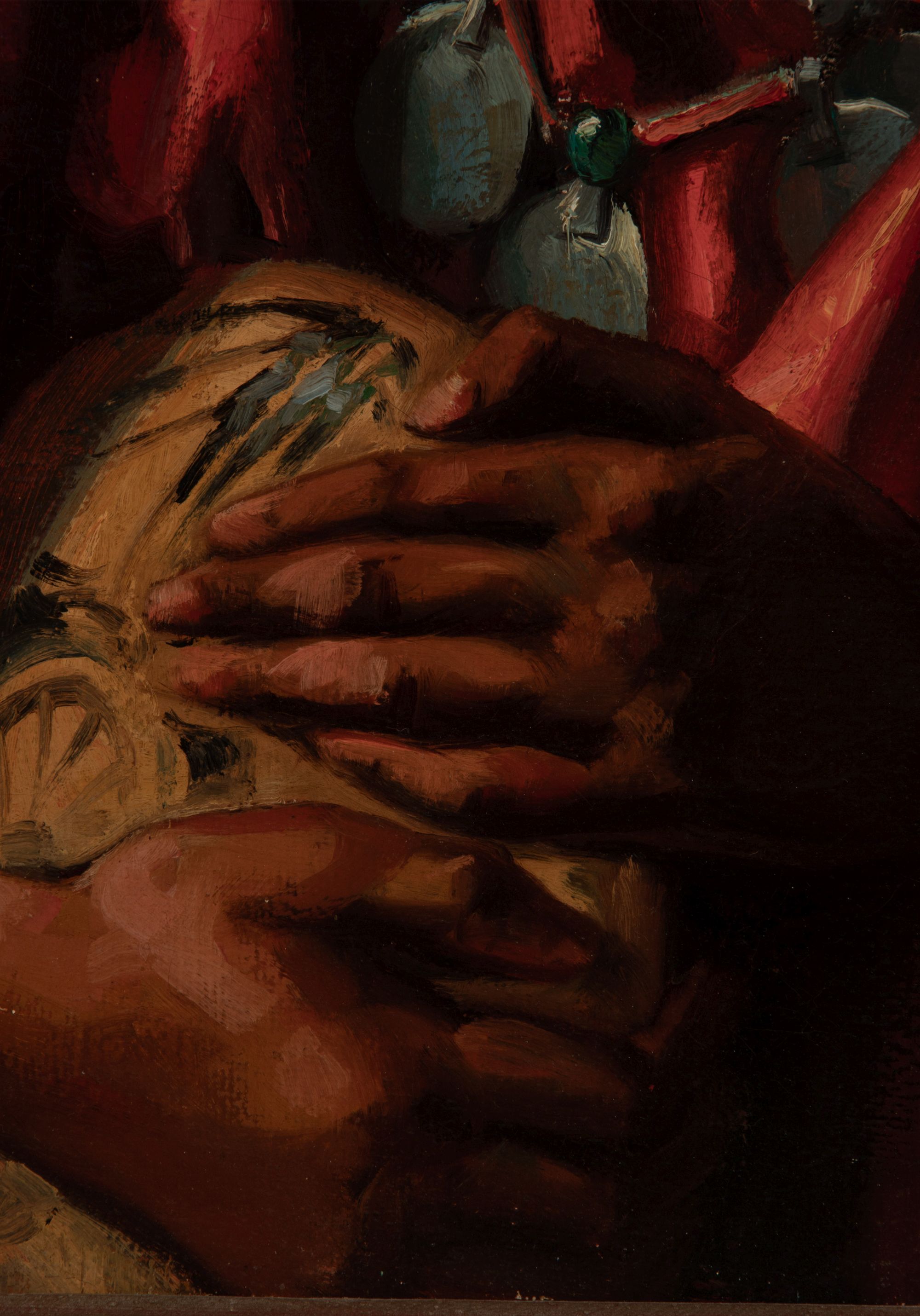 ODETTE BRUNEAU (1891-1984) OIL ON CANVAS