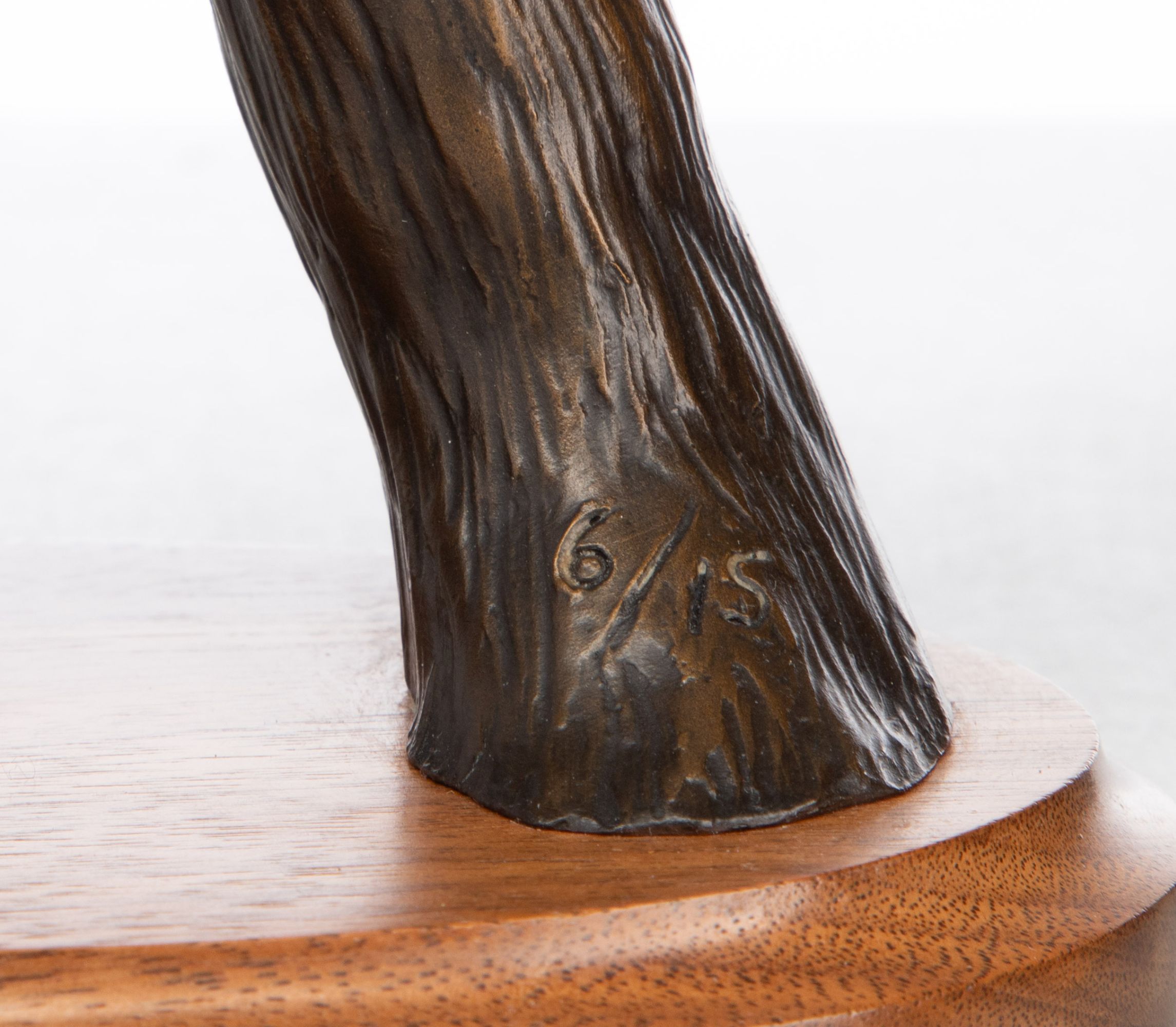 CLIFF HOLESTELLE & TERESA HANSEN BRONZE SCULPTURE (3)