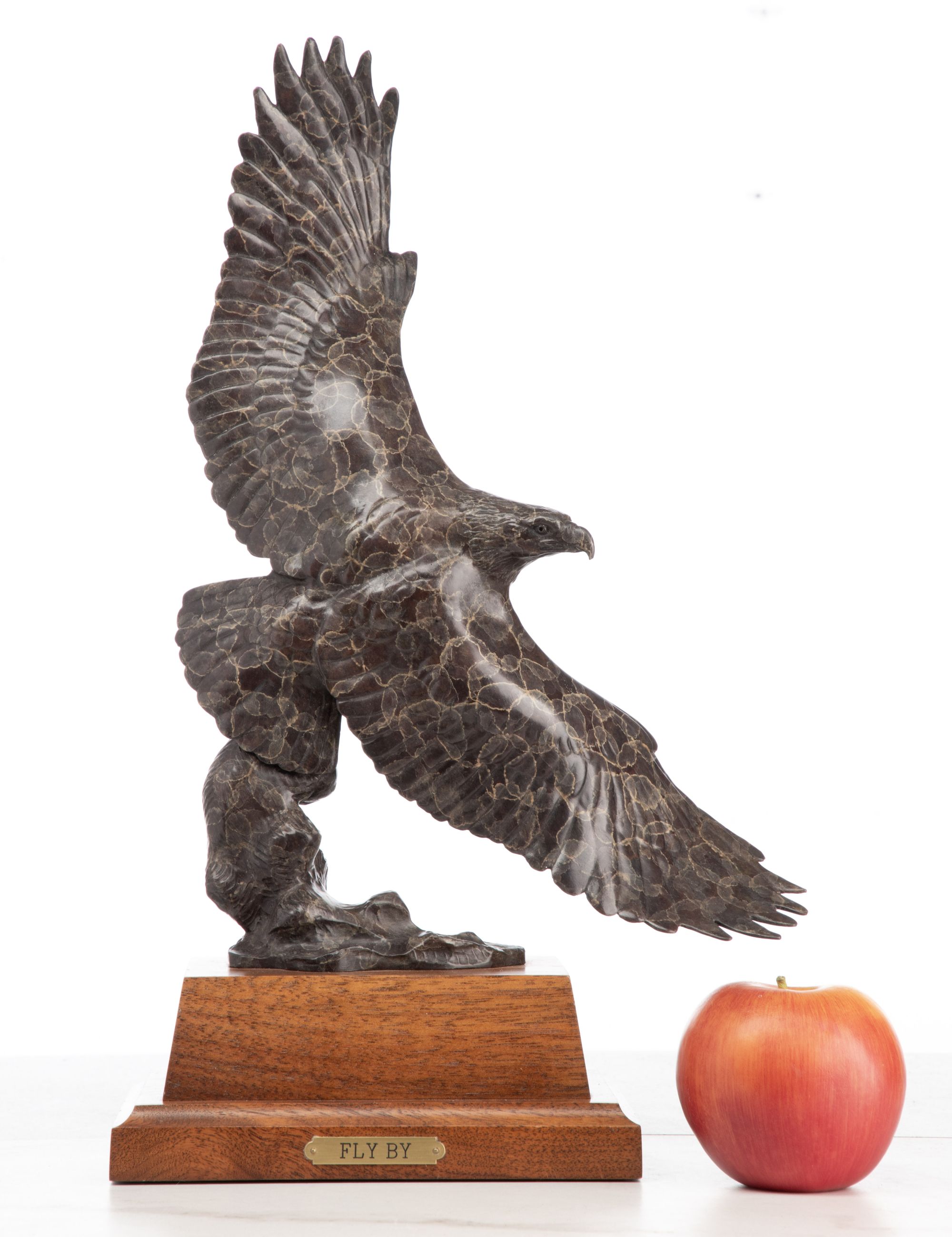 GERALD BALCIAR (BORN 1942) PATINATED BRONZE EAGLE