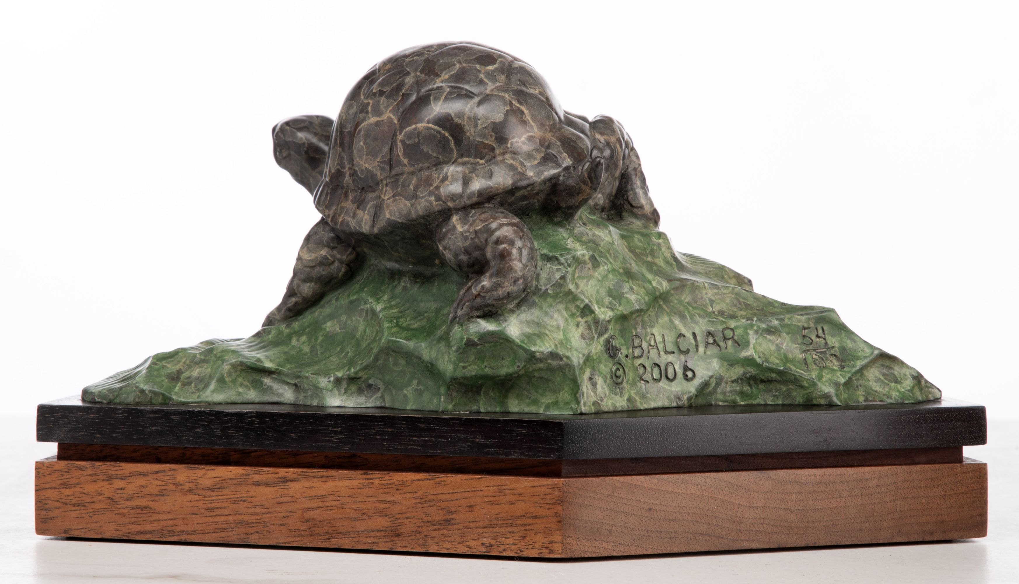 GERALD BALCIAR (BORN 1942) ANIMALIER BRONZE SCULPTURE