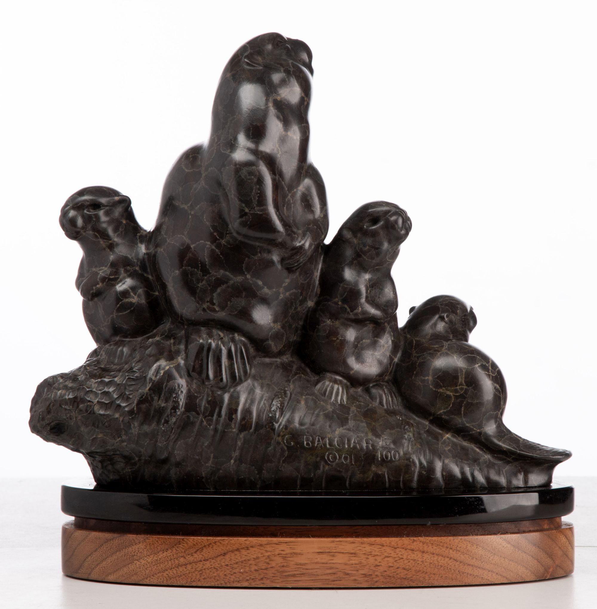 GERALD BALCIAR (BORN 1942) BRONZE STUDY