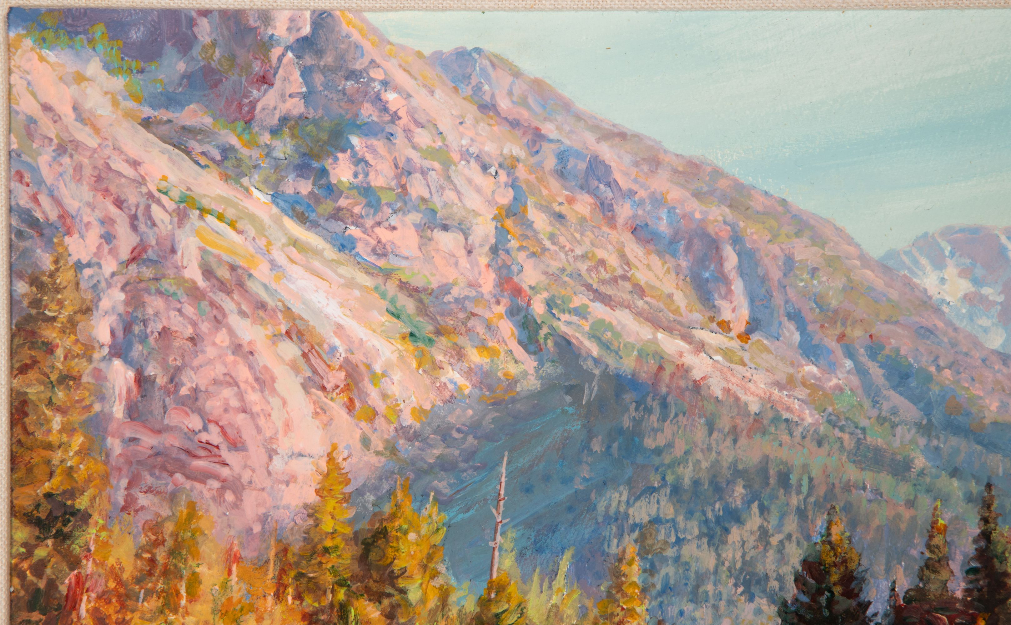 BOB WYGANT (1927-2008) WESTERN LANDSCAPE OIL ON BOARD