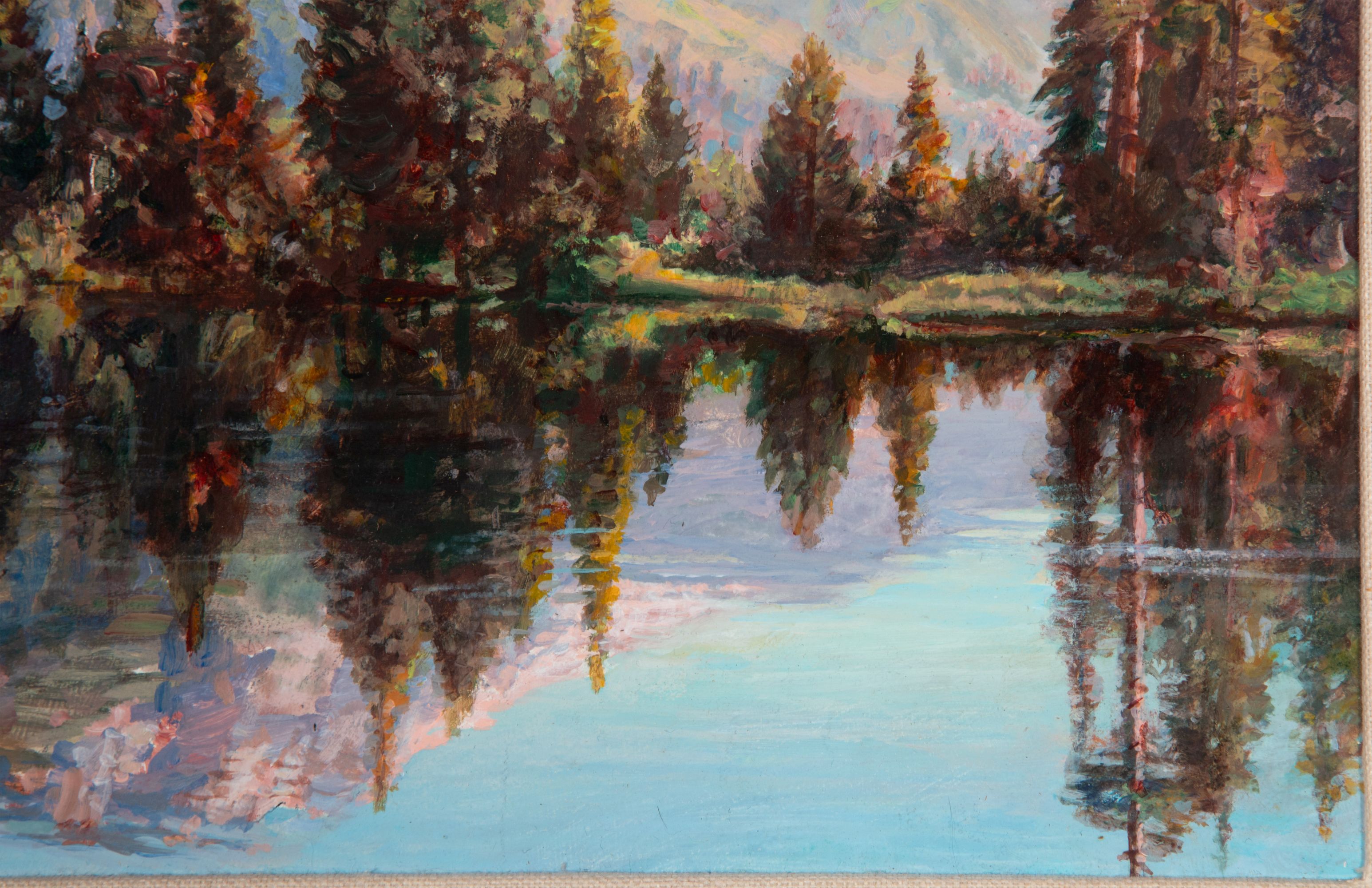 BOB WYGANT (1927-2008) WESTERN LANDSCAPE OIL ON BOARD