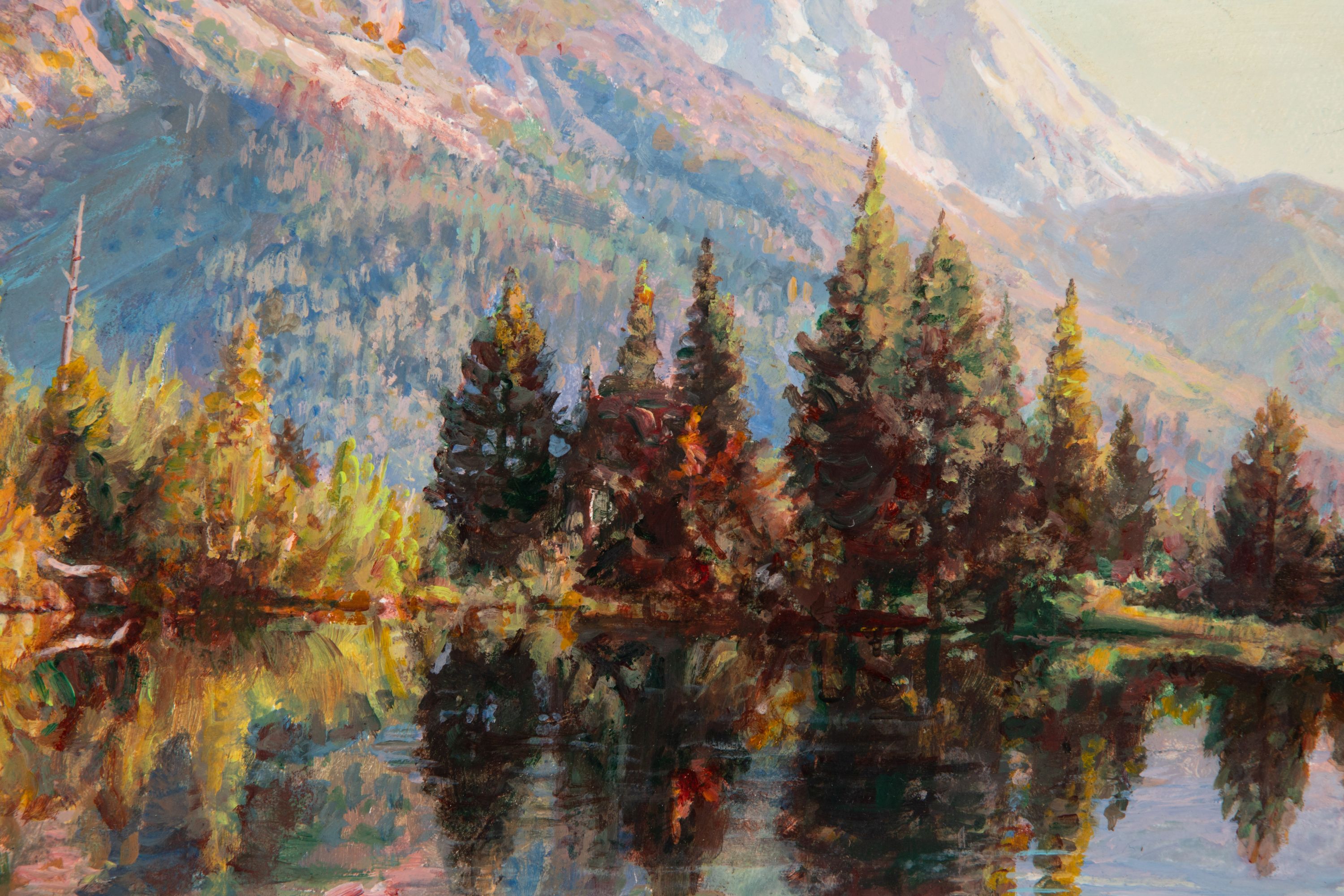 BOB WYGANT (1927-2008) WESTERN LANDSCAPE OIL ON BOARD