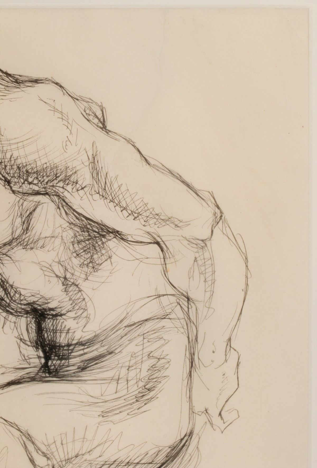 THOMAS HART BENTON (1889-1975) PEN AND INK STUDY