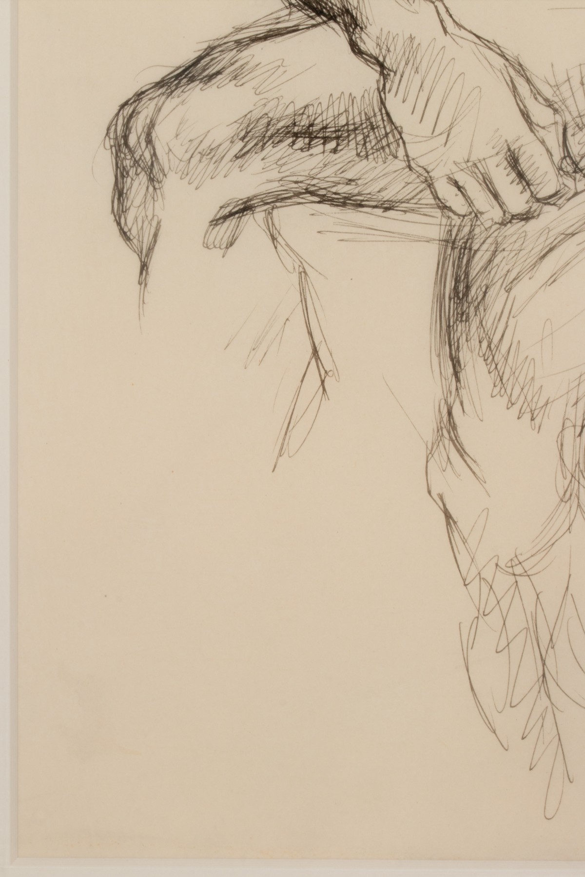 THOMAS HART BENTON (1889-1975) PEN AND INK STUDY