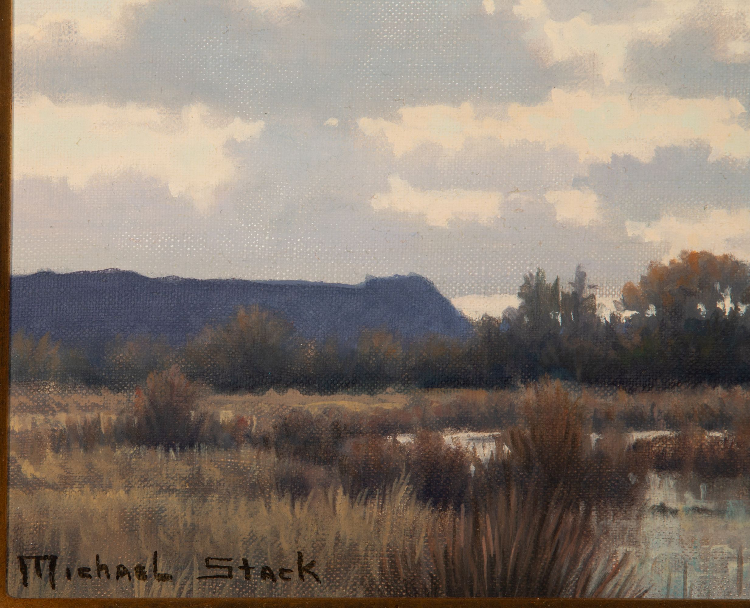 MICHAEL STACK (B. 1947) OIL ON CANVAS