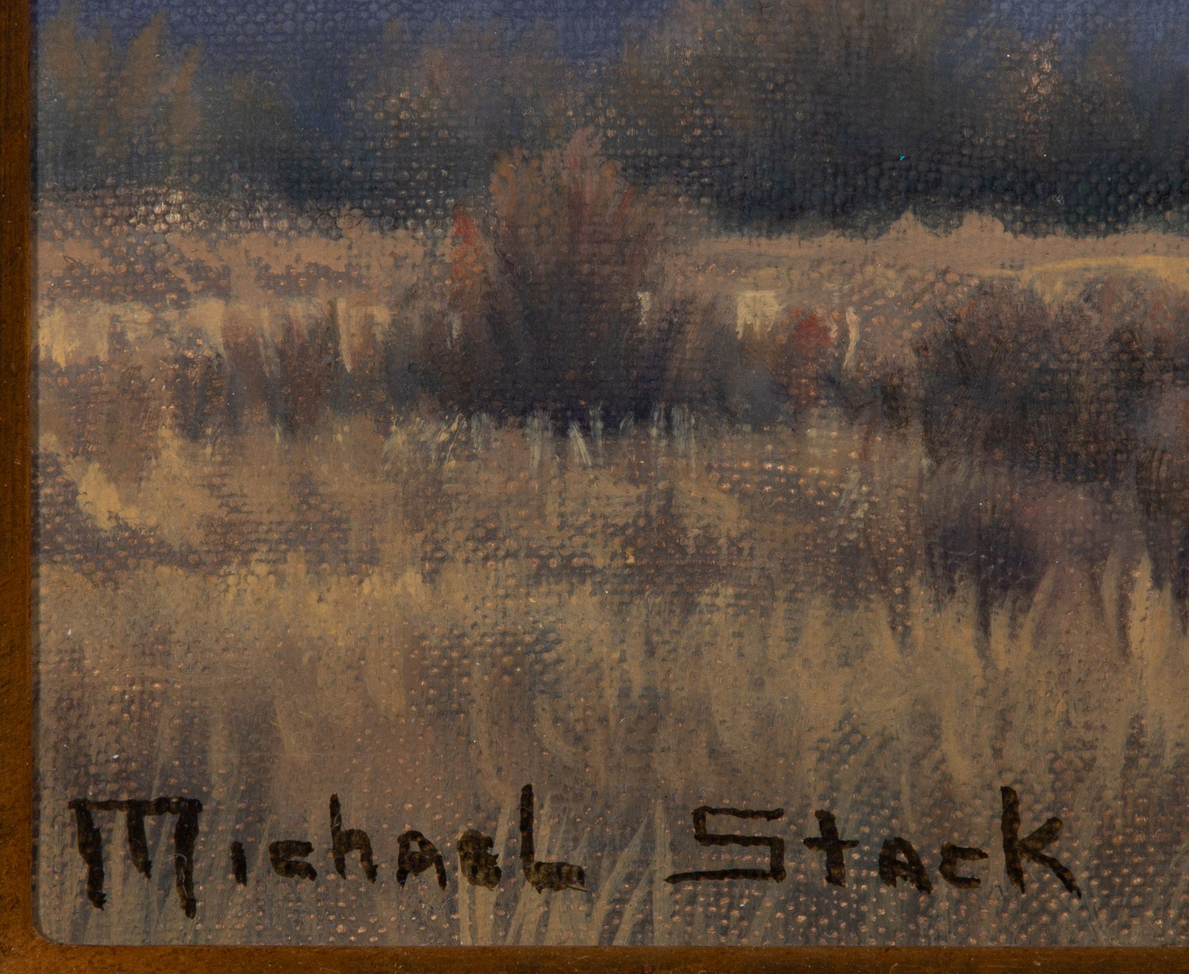 MICHAEL STACK (B. 1947) OIL ON CANVAS
