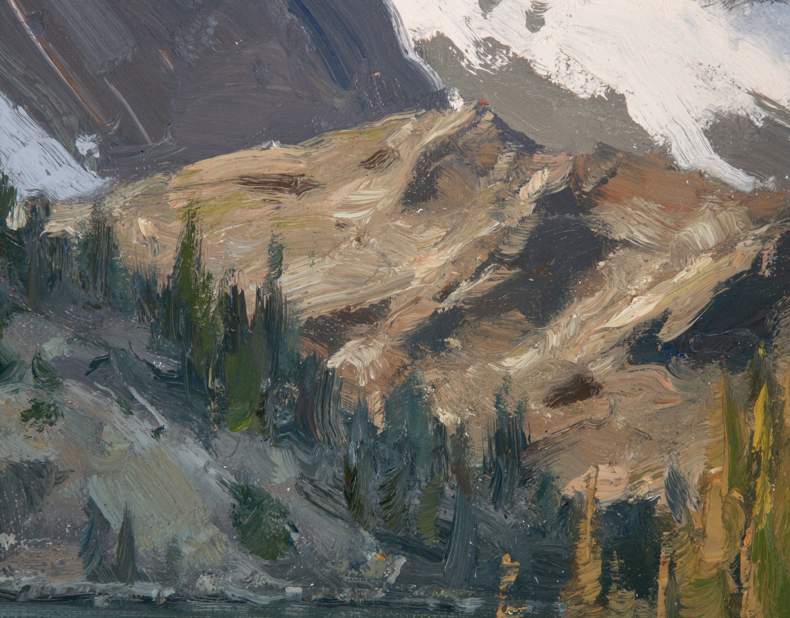 MATT SMITH (B. 1960) CANYON LAKE OIL ON PANEL