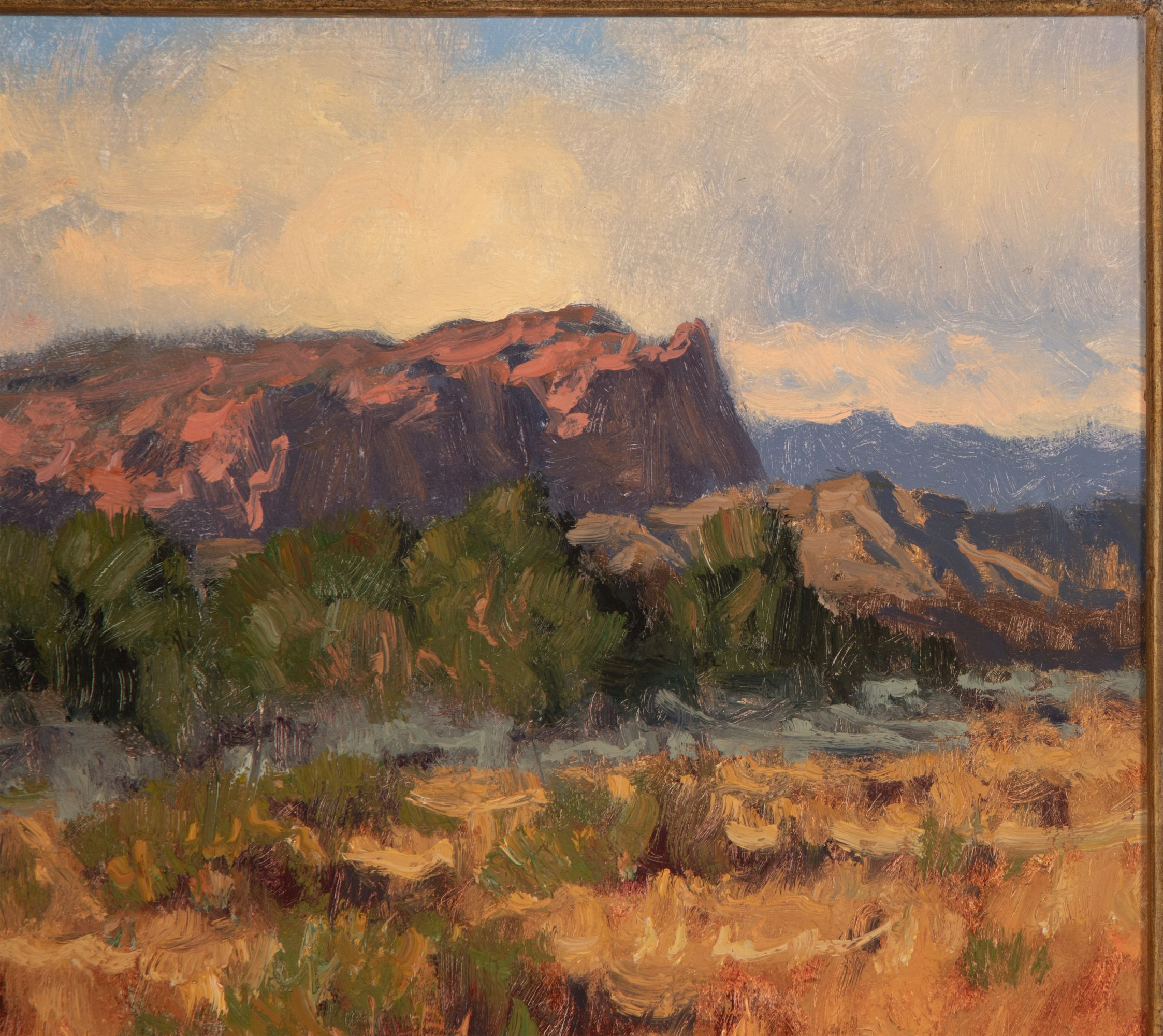 CHARLES FRITZ (BORN 1955) WESTERN LANDSCAPE OIL
