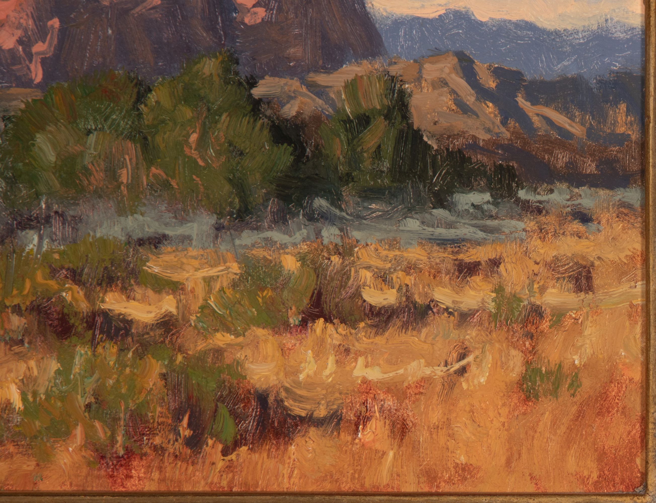 CHARLES FRITZ (BORN 1955) WESTERN LANDSCAPE OIL