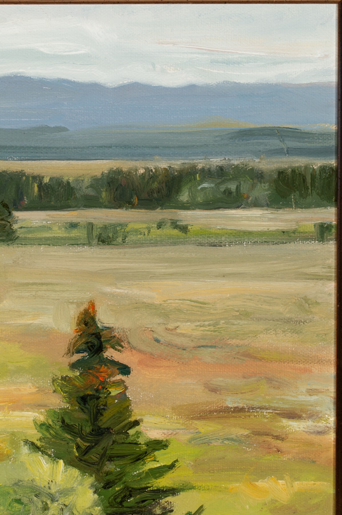 JOE ARNOLD (BORN 1965) YELLOWSTONE OIL ON CANVAS