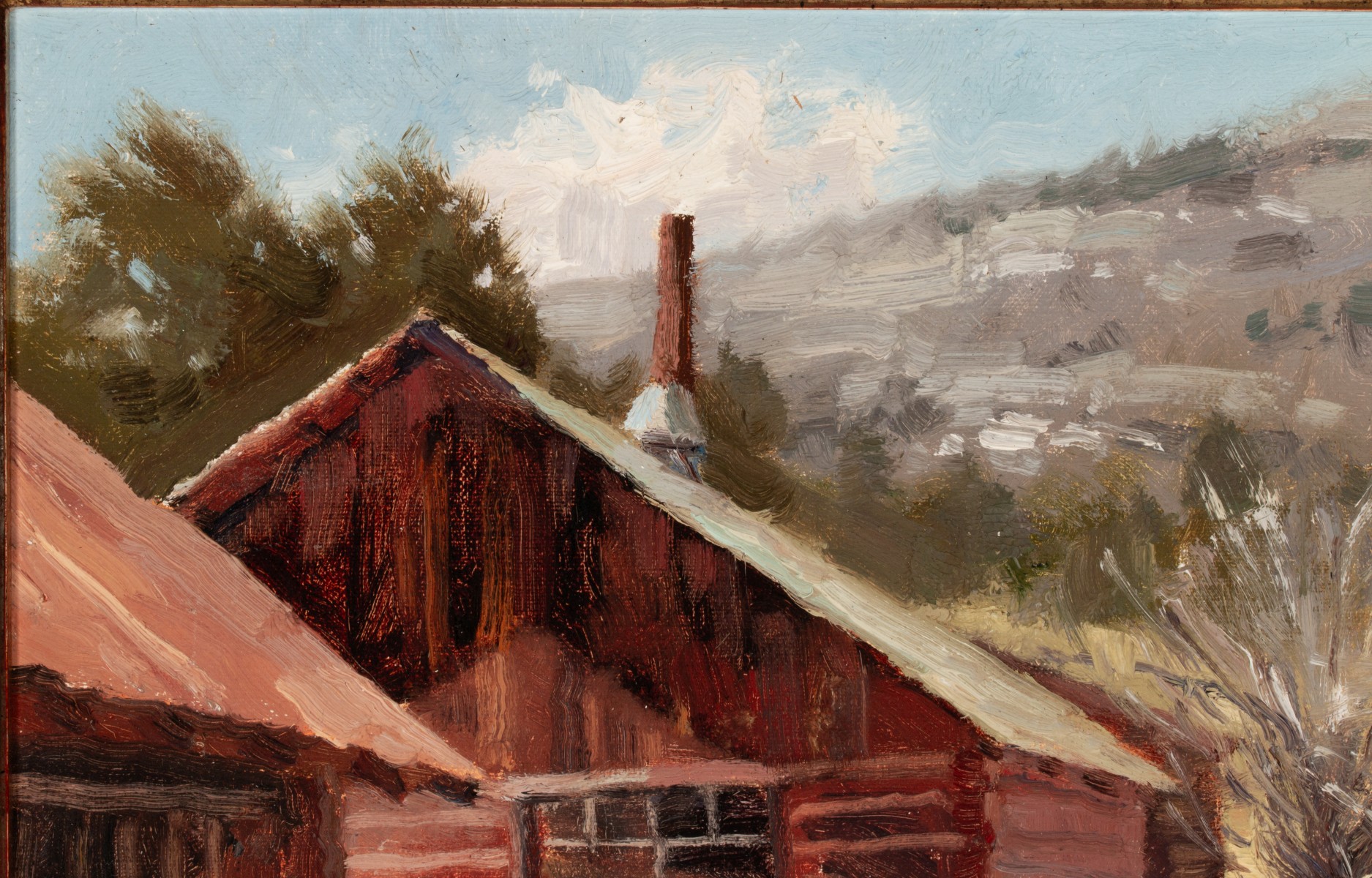 RALPH OBERG (Born 1950) COLORADO PLEIN AIR OIL