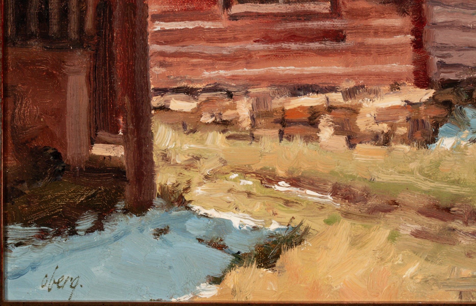 RALPH OBERG (Born 1950) COLORADO PLEIN AIR OIL