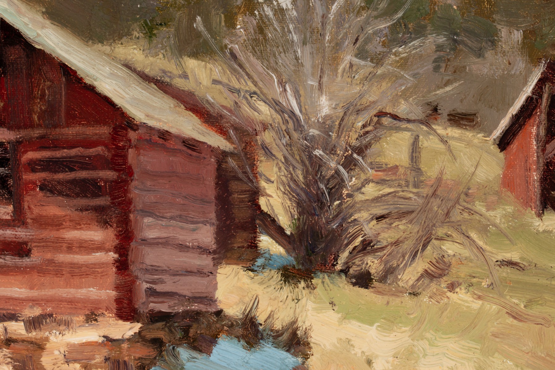RALPH OBERG (Born 1950) COLORADO PLEIN AIR OIL