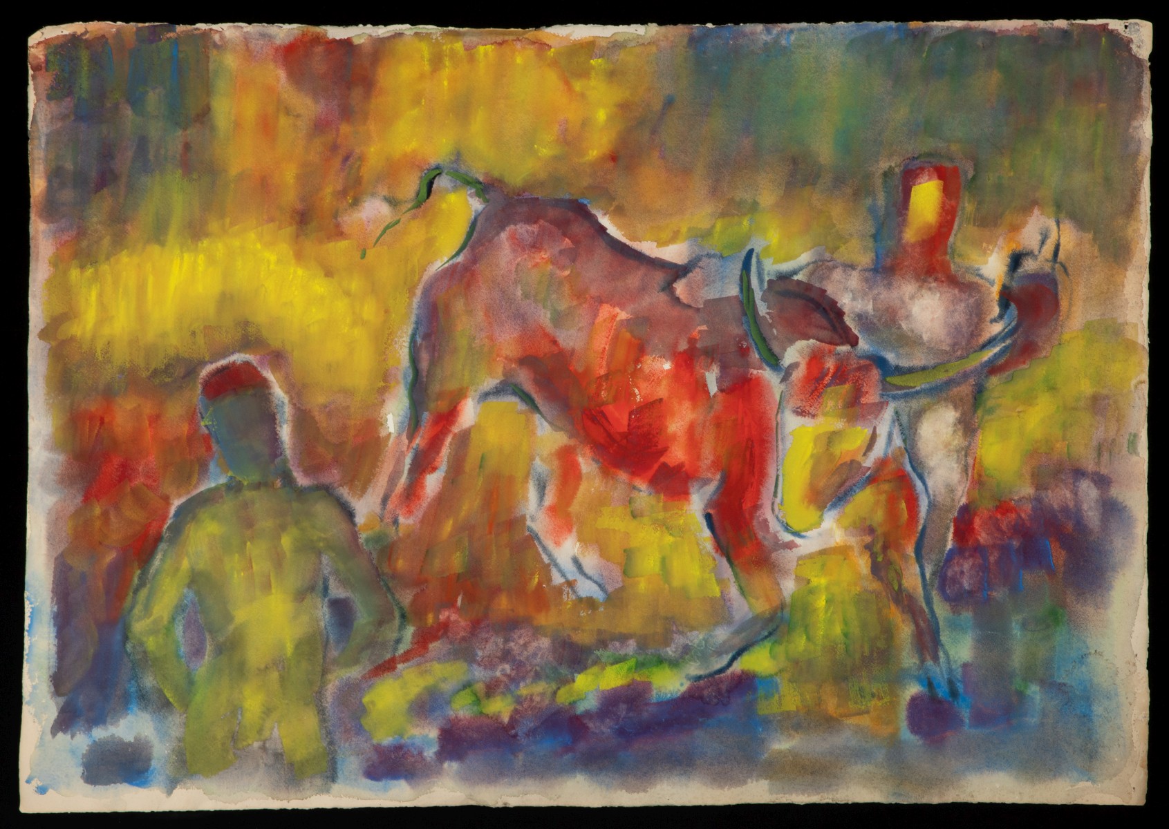 MILDRED WELSH HAMMOND (1897-1966) MIXED MEDIA ON PAPER