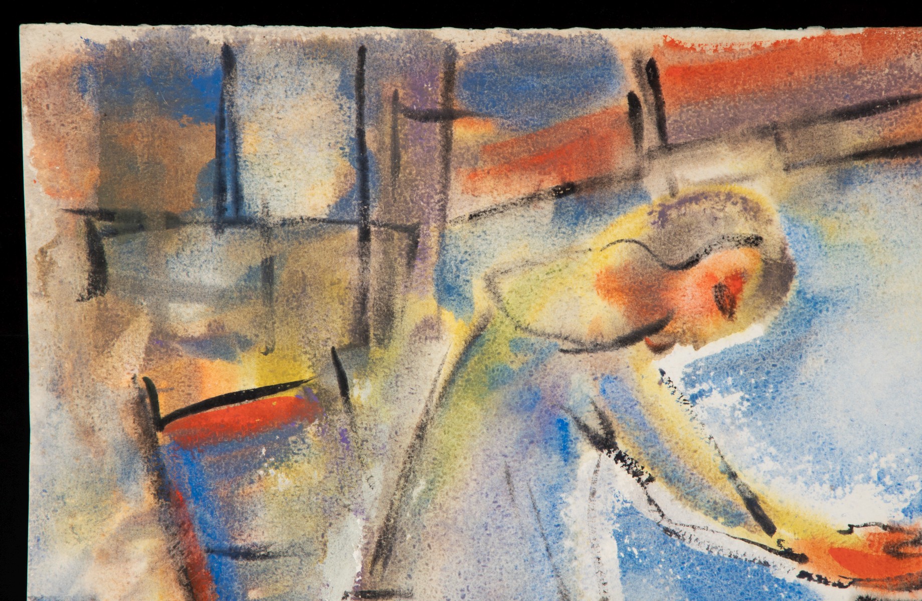 MILDRED WELSH HAMMOND (1897-1966) MIXED MEDIA ON PAPER