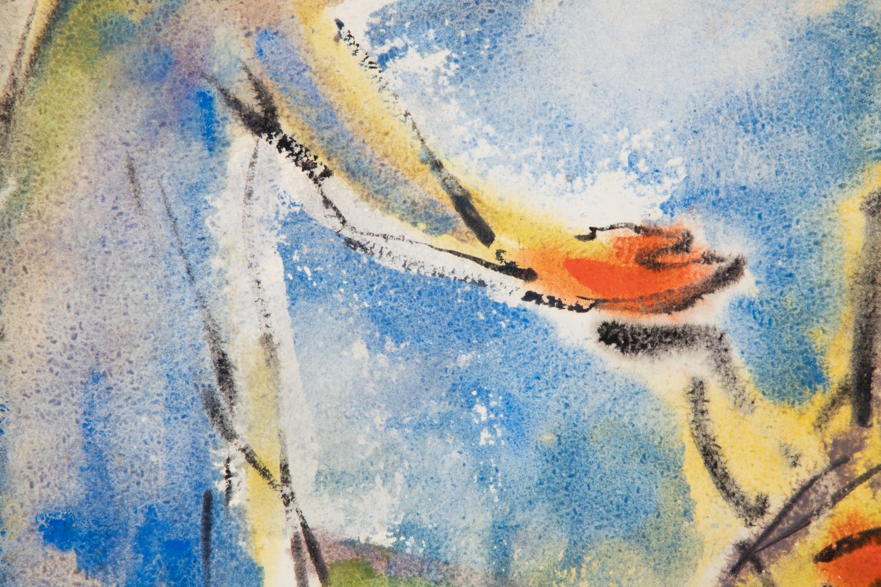MILDRED WELSH HAMMOND (1897-1966) MIXED MEDIA ON PAPER