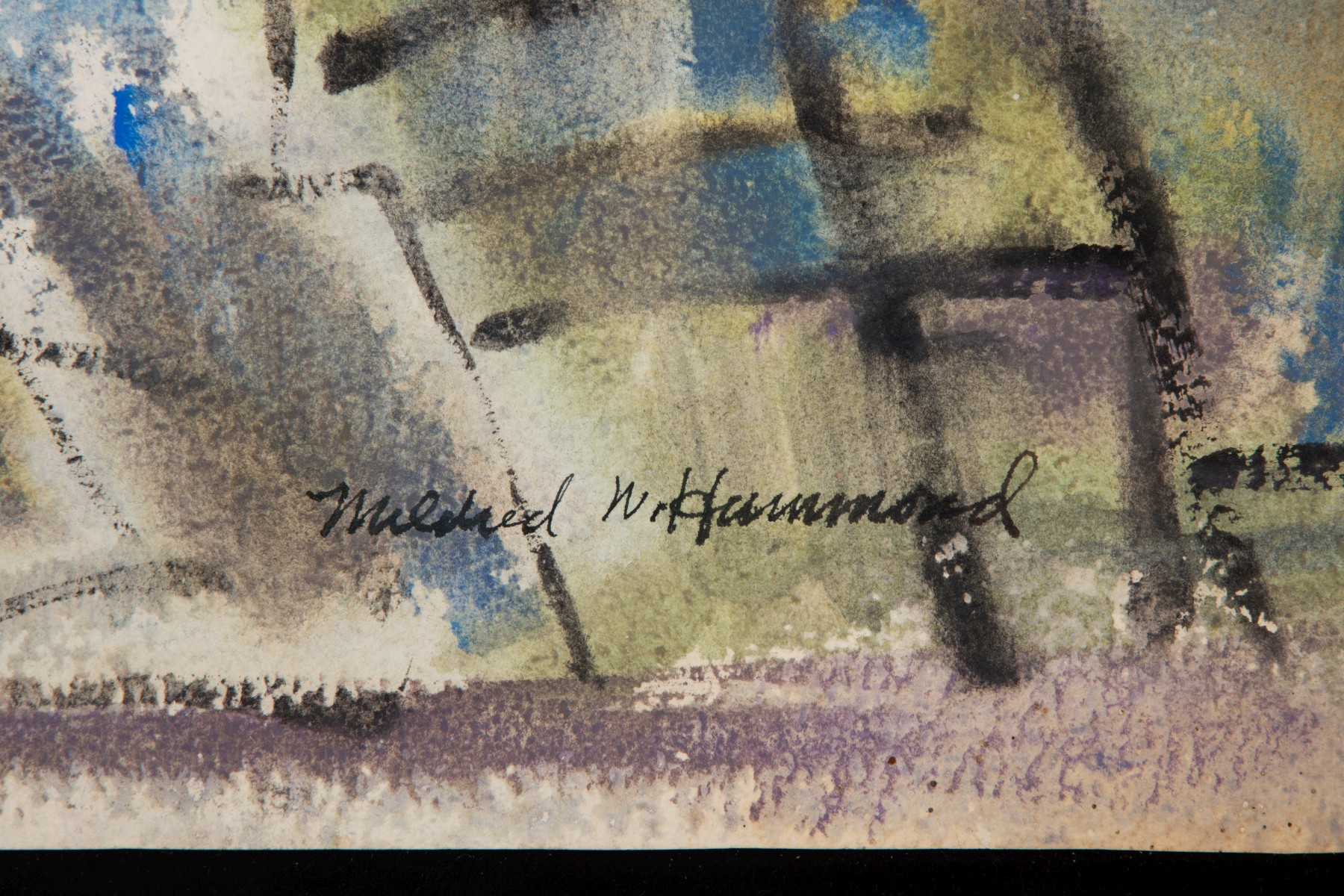 MILDRED WELSH HAMMOND (1897-1966) MIXED MEDIA ON PAPER