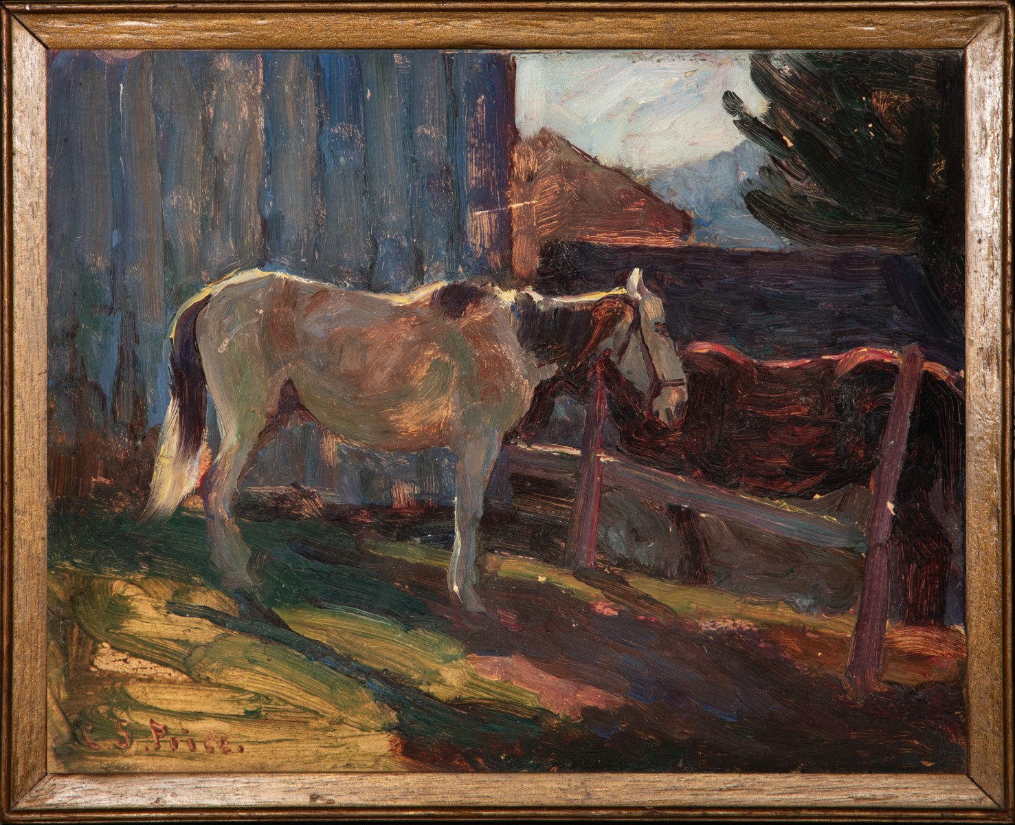 CLAYTON S. PRICE (1874-1950) OIL ON ARTIST'S BOARD