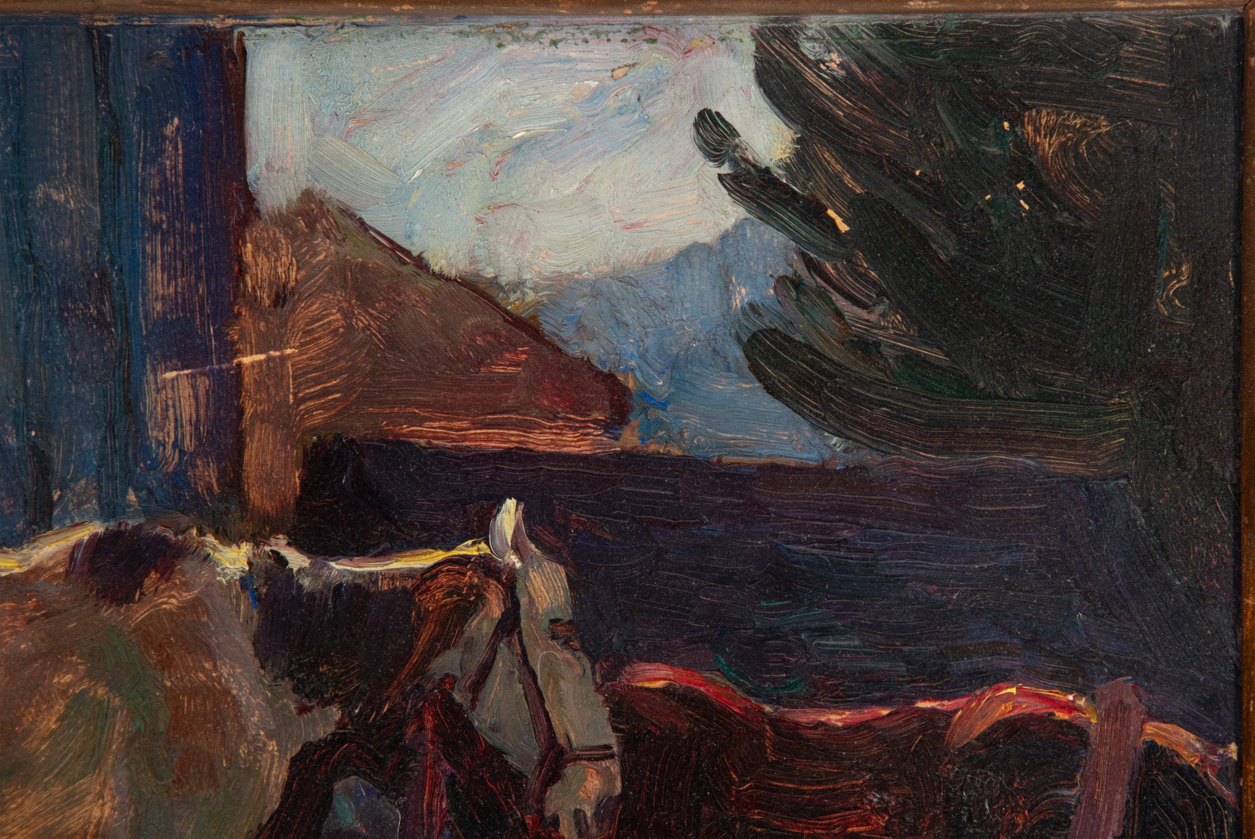 CLAYTON S. PRICE (1874-1950) OIL ON ARTIST'S BOARD