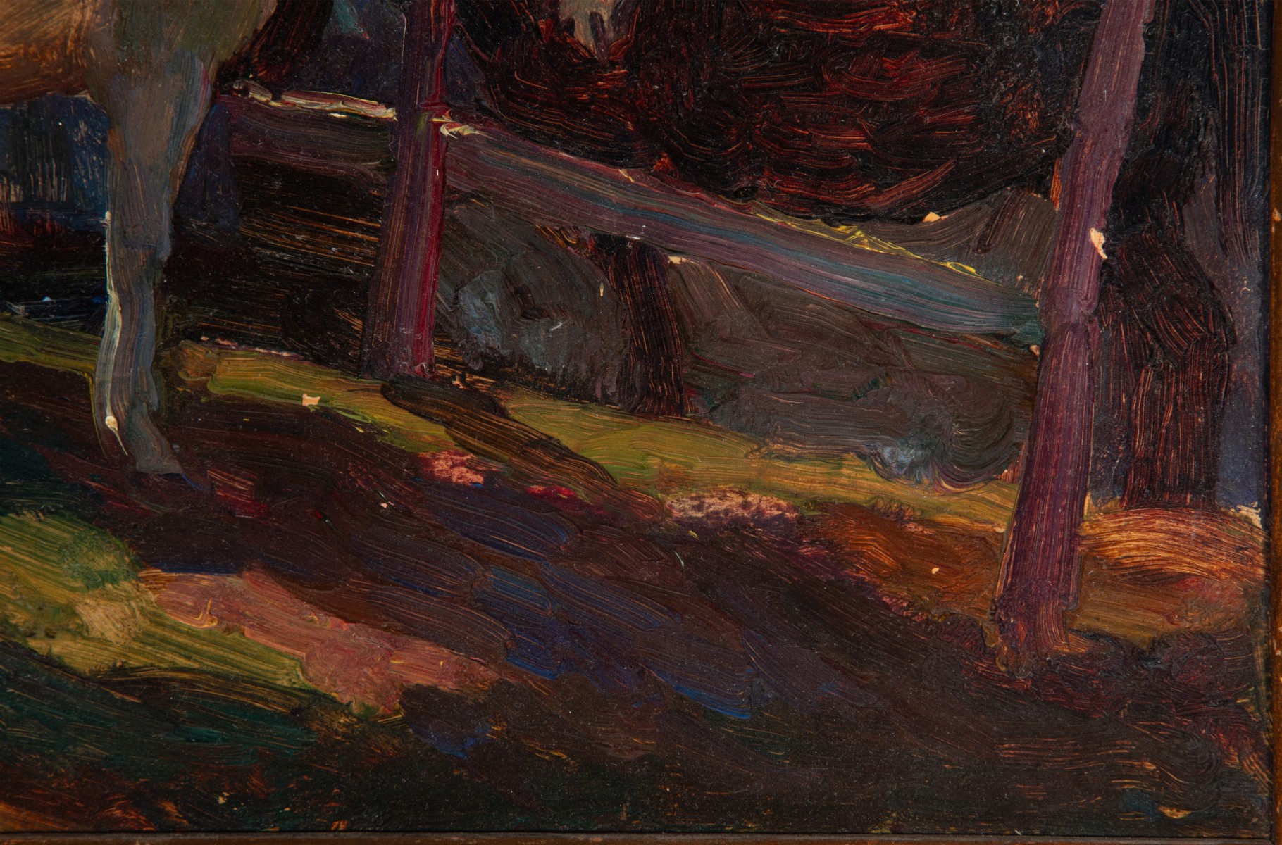 CLAYTON S. PRICE (1874-1950) OIL ON ARTIST'S BOARD